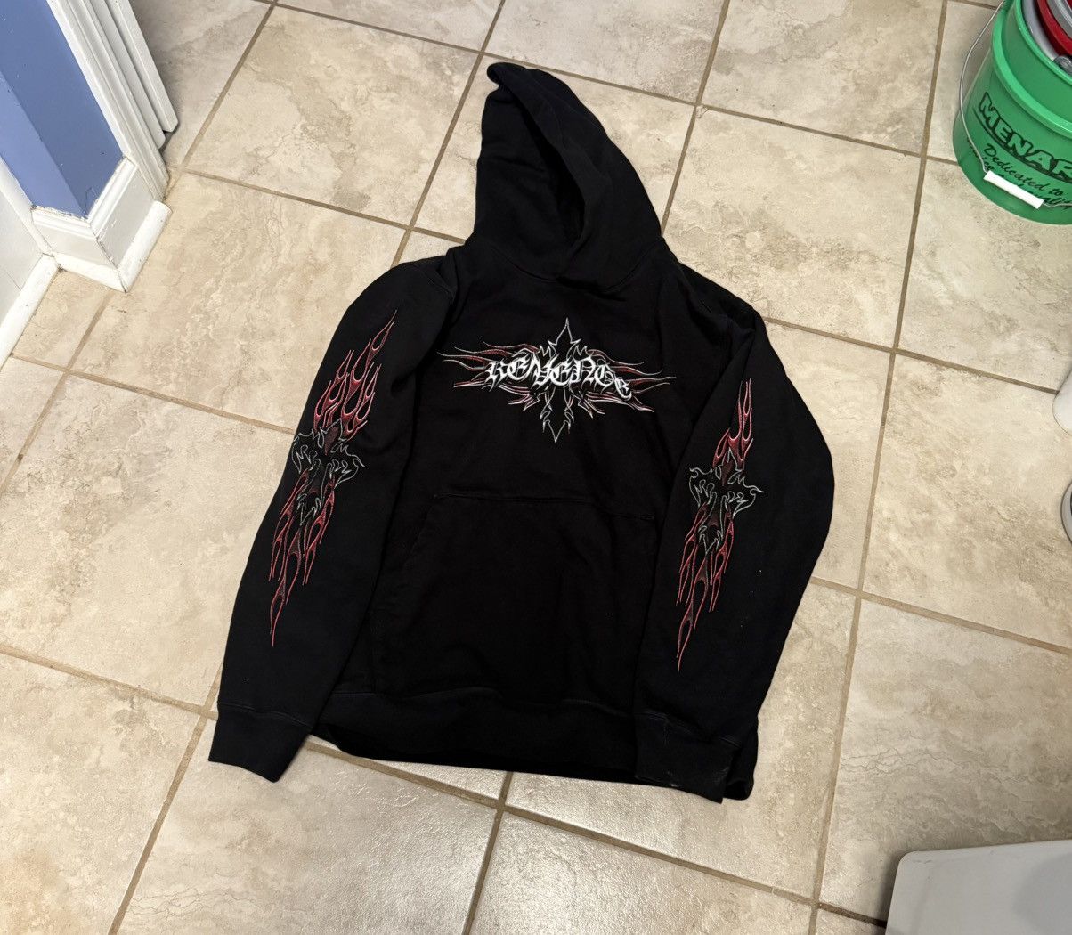 Revenge Revenge ‘Flaming Cross’ Hoodie Size US L / EU 52-54 / 3 - 1 Thumbnail