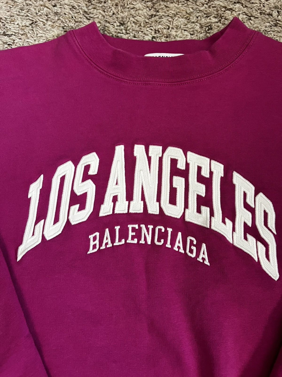 Balenciaga × Designer Balenciaga Pink Cities Sweatshirt Size US S / EU 44-46 / 1 - 3 Thumbnail