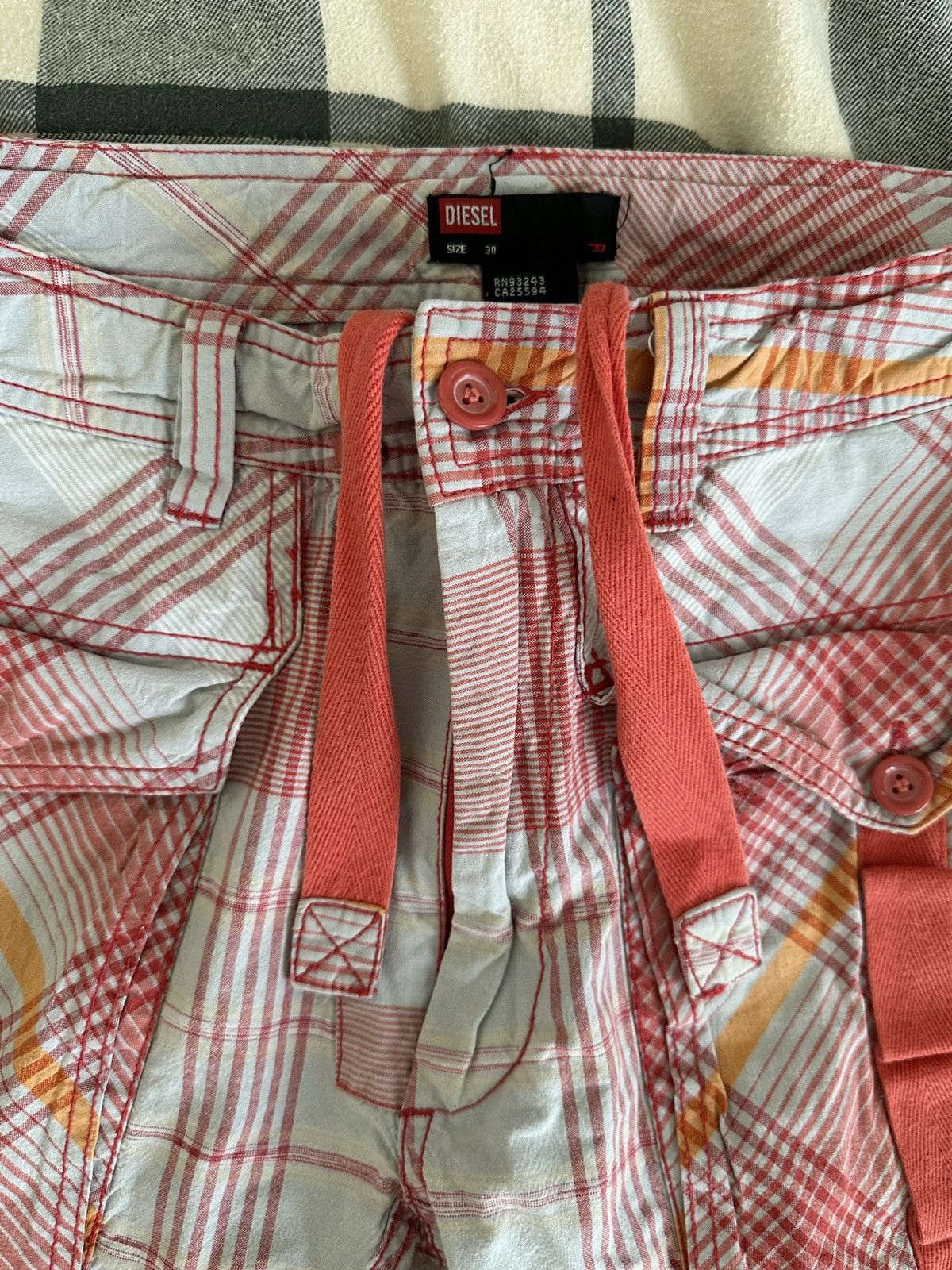 Diesel × Vintage Diesel Plaid Pants Size US 30 / EU 46 - 3 Thumbnail