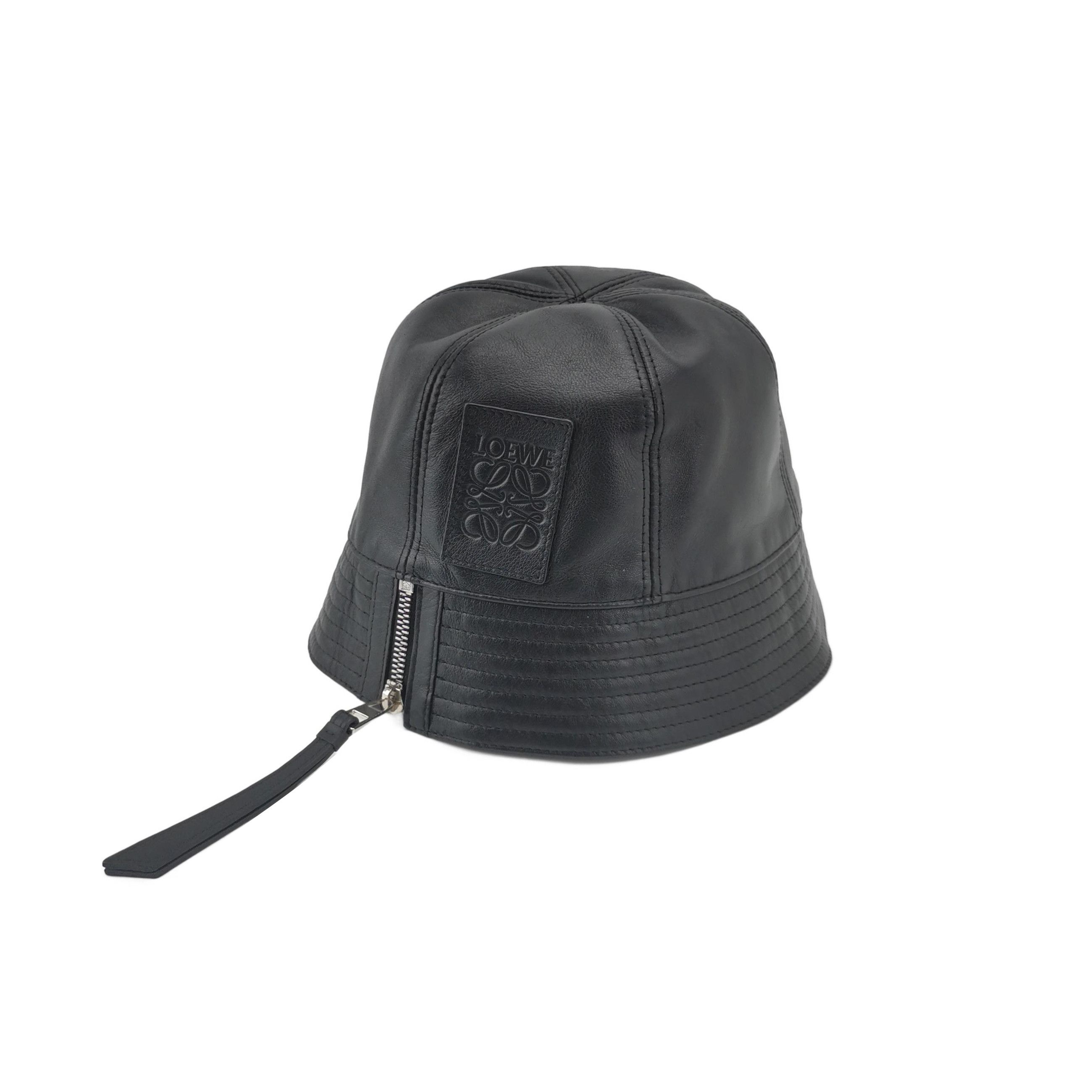 Loewe Loewe Leather Anagram Bucket Hat Size S Size ONE SIZE - 1 Thumbnail
