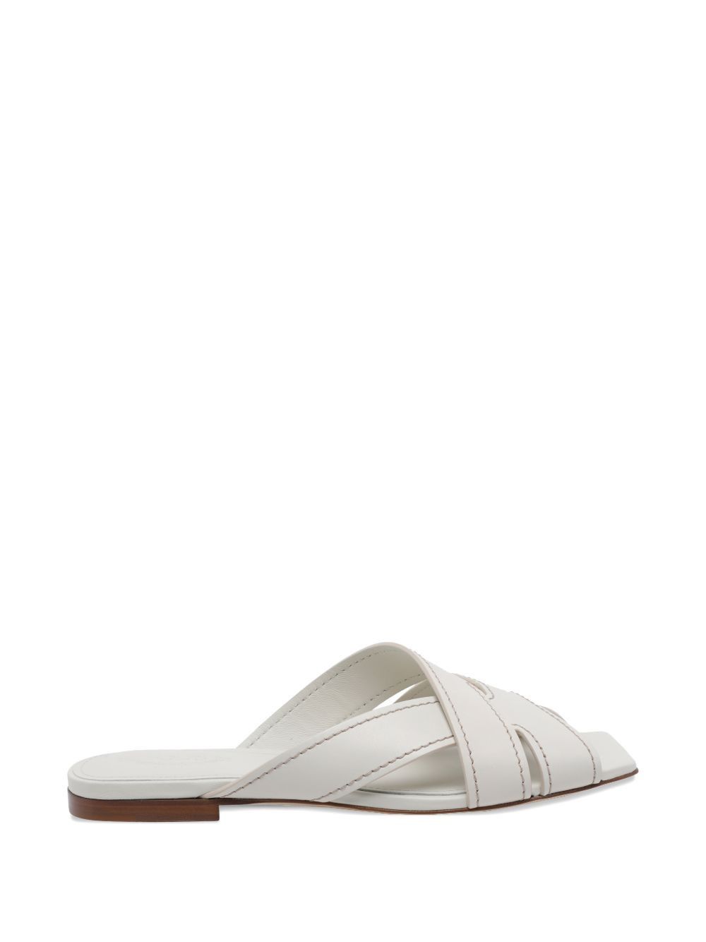 Tod's LEATHER FLAT SANDALS Size US 7.5 / IT 37.5 - 1 Thumbnail