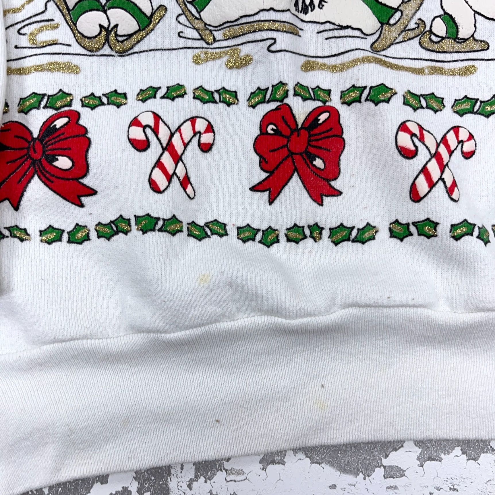 Vintage VINTAGE Oneita Christmas Sweater Crew Neck Women S White 90s 80s USA Snowman Pullover Sweatshirt Knit Size S / US 4 / IT 40 - 5 Thumbnail