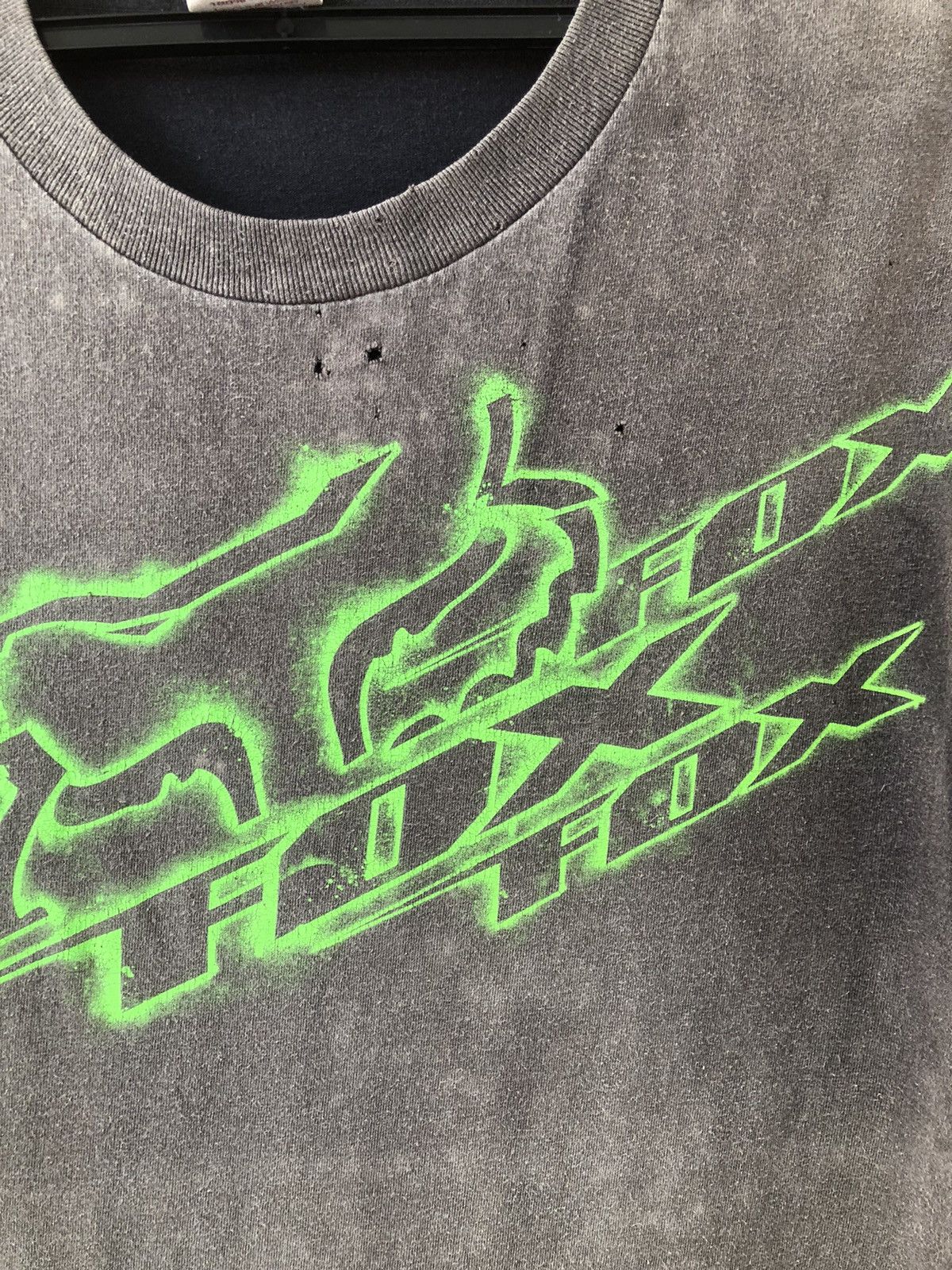 Fox Racing Vintage FOX RACING Crazy Sunfaded 📍 Tee Size US L / EU 52-54 / 3 - 13 Thumbnail