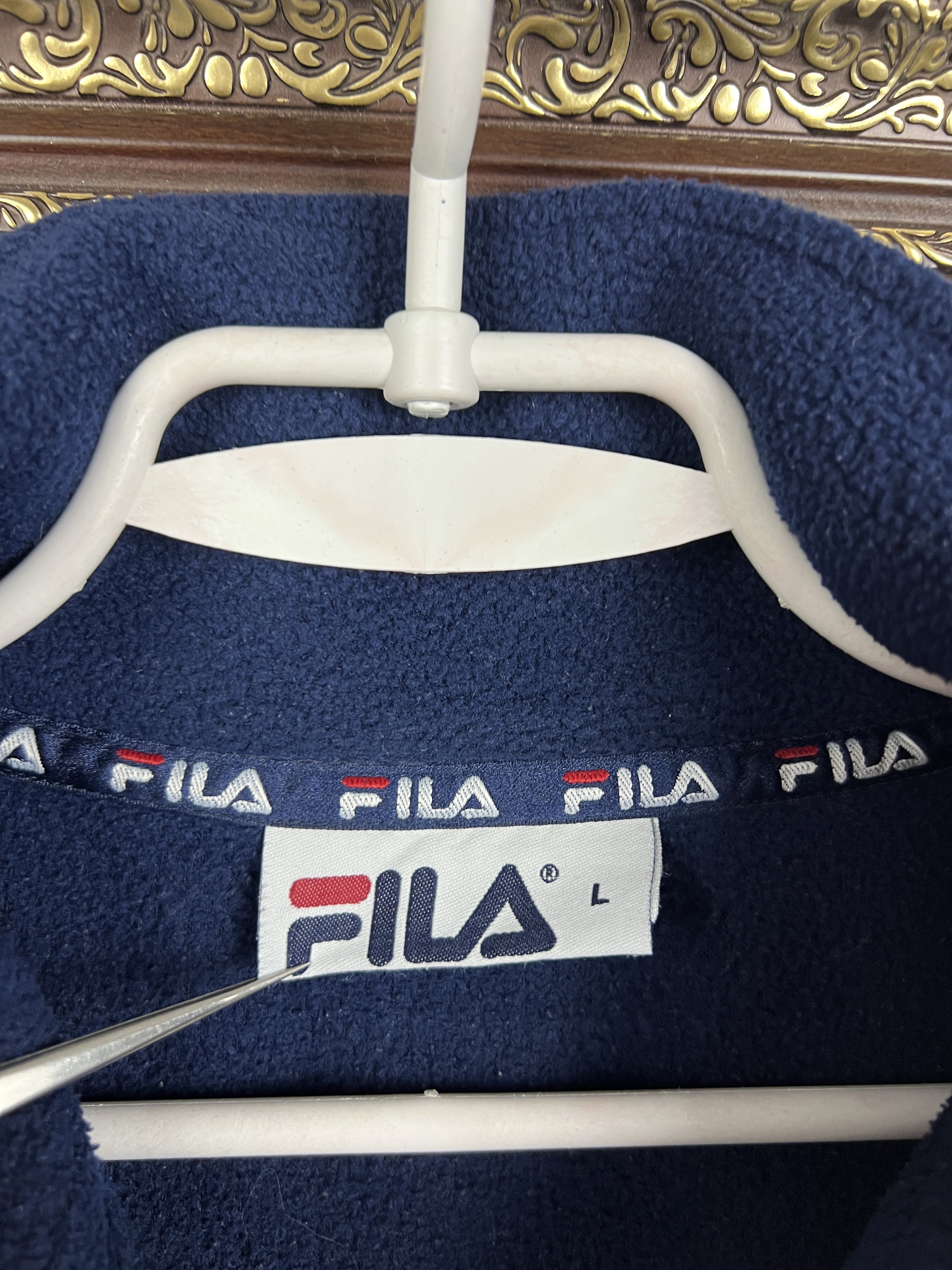 Fila Fila West Ham United Football Fleece Jacket Soccer Track Top Size US L / EU 52-54 / 3 - 6 Thumbnail