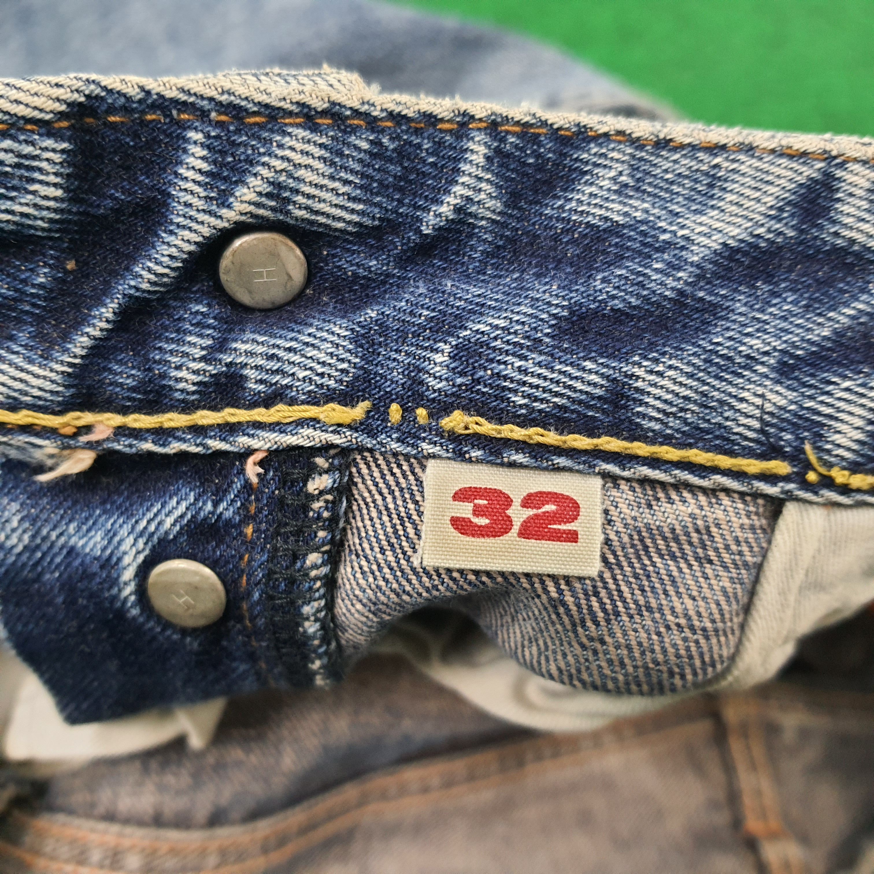 HOLLYWOOD RANCH MARKET Vintage Hollywood Ranch Market HRM Distressed Jeans C244N29 Size US 32 / EU 48 - 10 Thumbnail