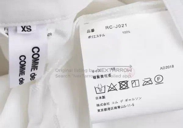 Comme des Garcons Comme des Garcons White vintage Chinese top Size XS / US 0-2 / IT 36-38 - 9 Thumbnail