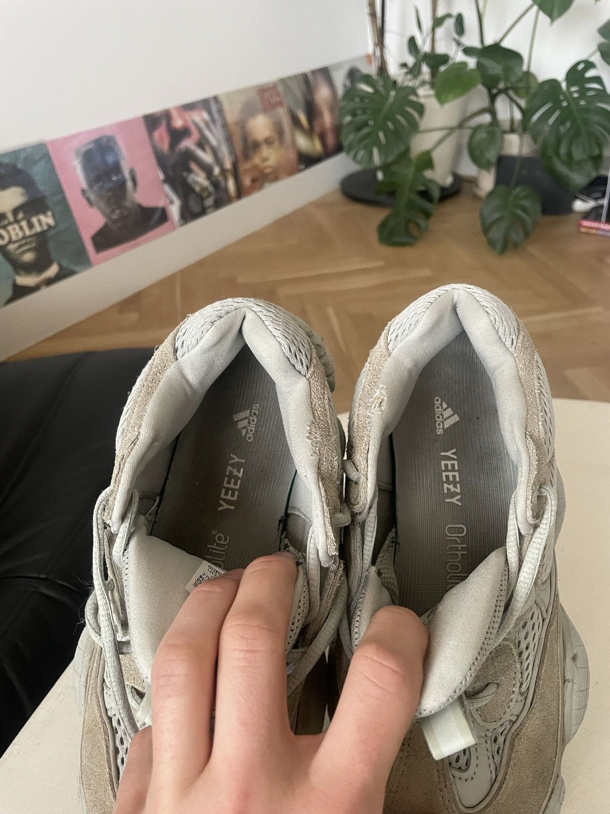 Adidas × Kanye West 2018 Adidas Yeezy 500 Salt Sneakers Yeezus Beige Kanye West Size US 7.5 / EU 40-41 - 9 Thumbnail