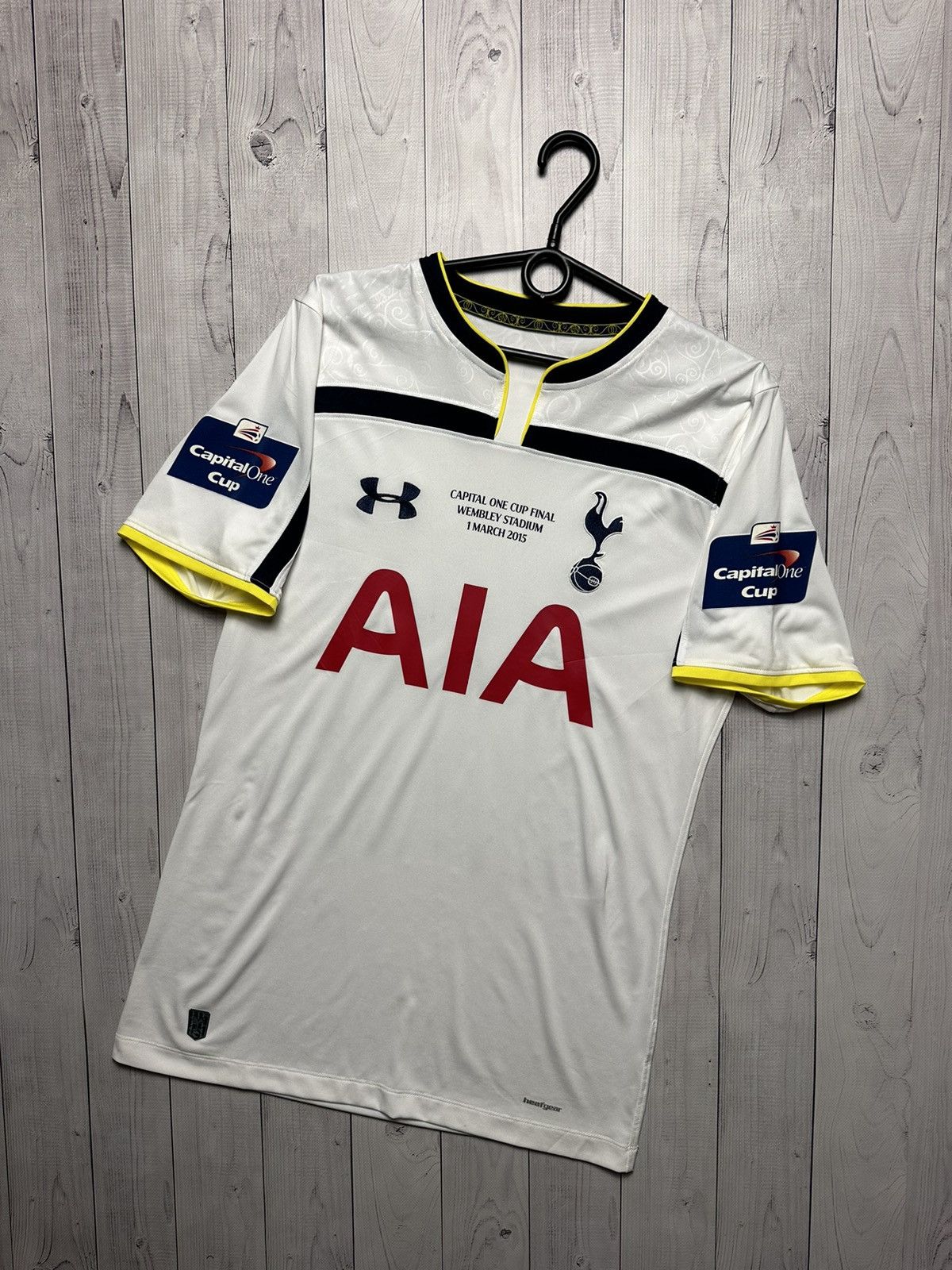 Under Armour × Vintage Vintage Tottenham Spurs soccer jersey Final Capital one cup Size US M / EU 48-50 / 2 - 1 Thumbnail