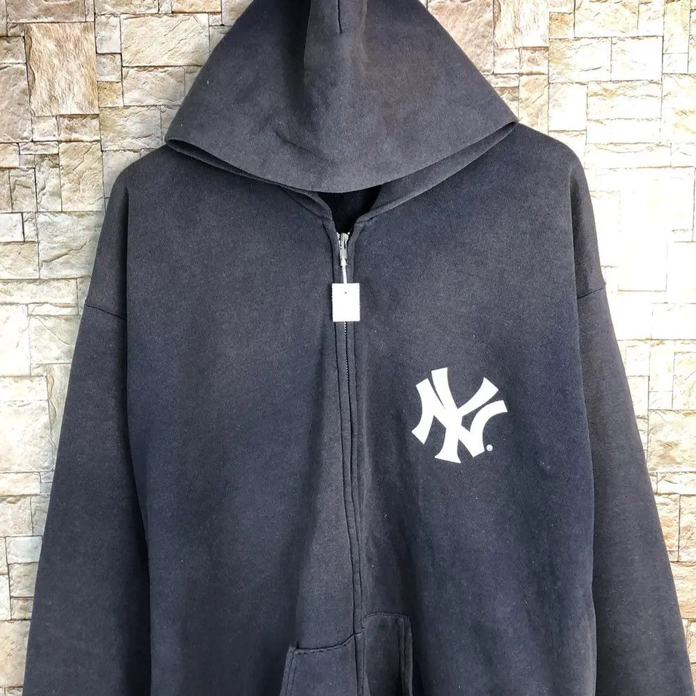 Lee DL Lee New York vintage Dark Blue Hoodie #A285 Size US XL / EU 56 / 4 - 5 Thumbnail