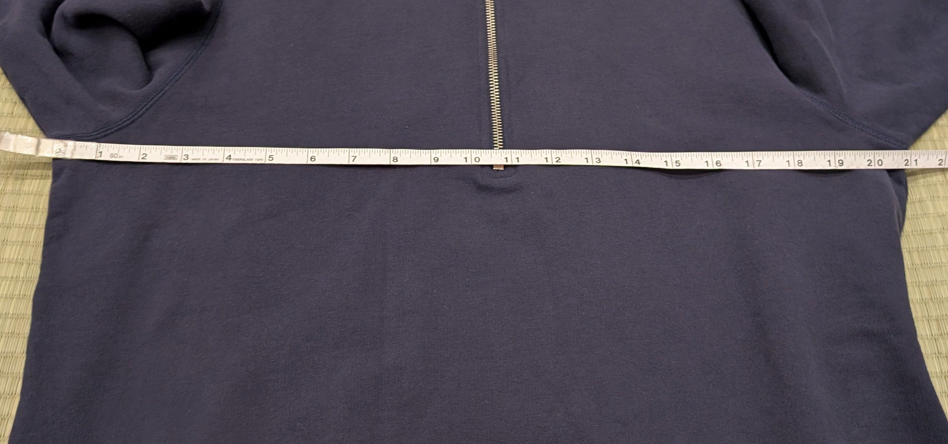 Sunspel Sunspel Half Zip Cotton Loopback Sweatshirt Made in Portugal Size US M / EU 48-50 / 2 - 5 Thumbnail