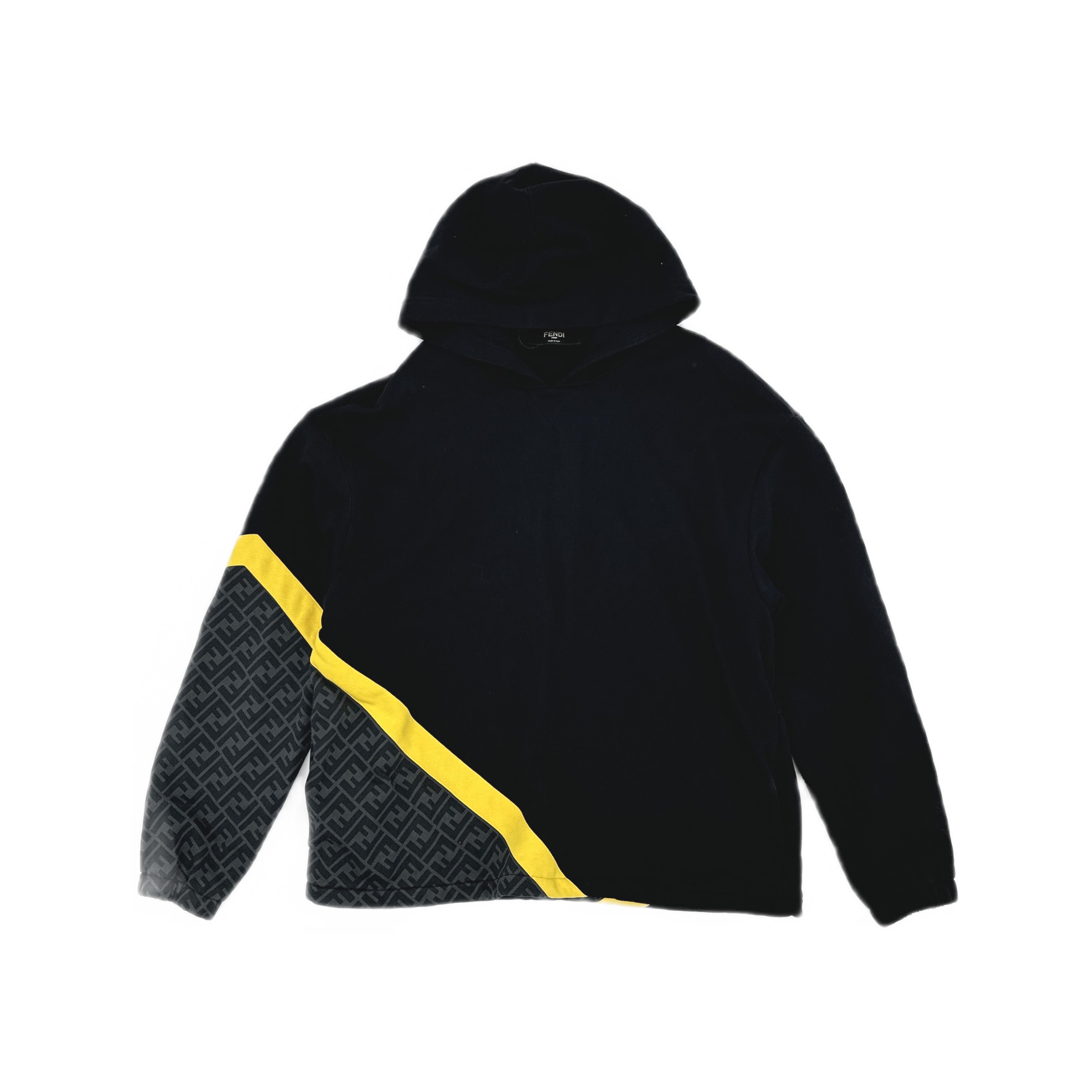 Fendi Fendi FF Monogram Stripe Hoodie Size L Size US L / EU 52-54 / 3 - 1 Thumbnail