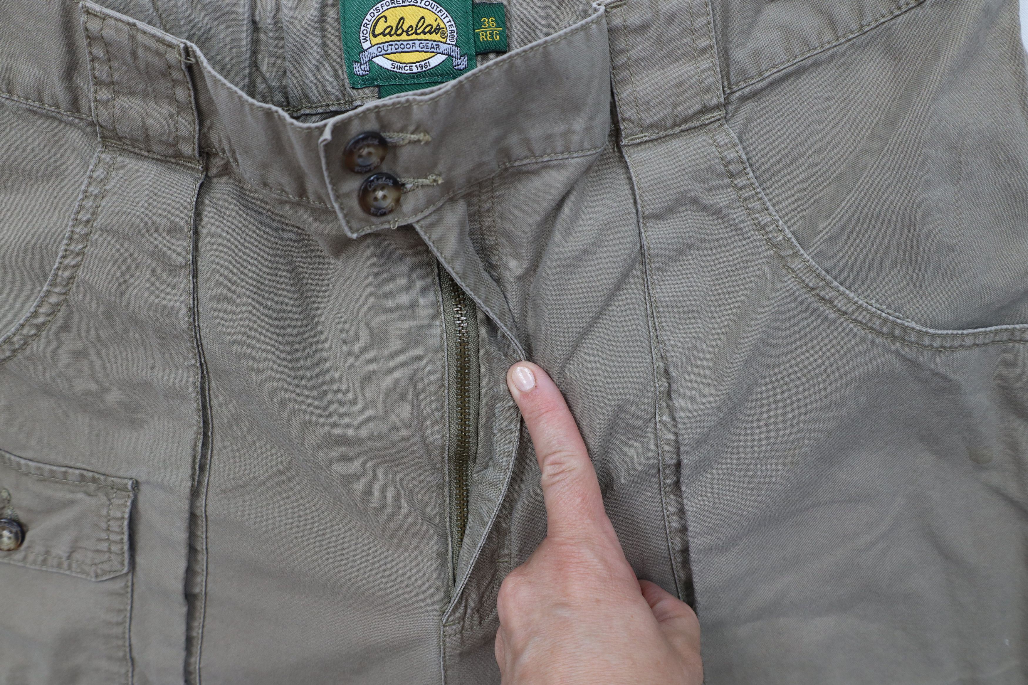 Cabelas Vintage Cabelas Convertible Cargo Pants Shorts Beige Size US 36 / EU 52 - 7 Thumbnail