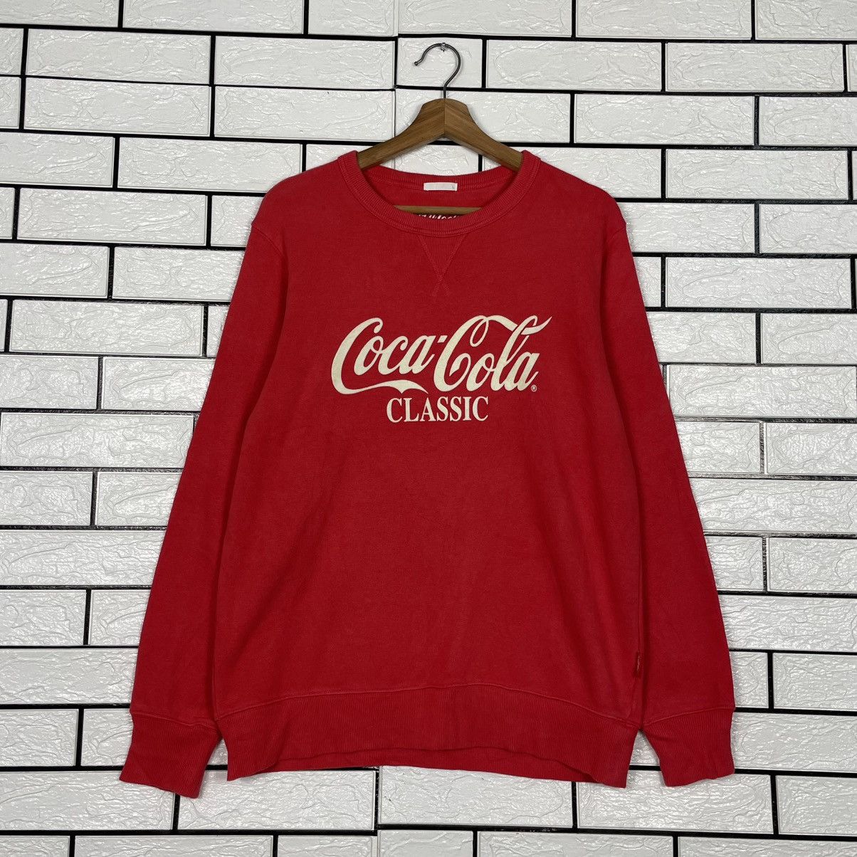 Japanese Brand Coca Cola Big Logo Red Sweatshirt Size US M / EU 48-50 / 2 - 1 Thumbnail