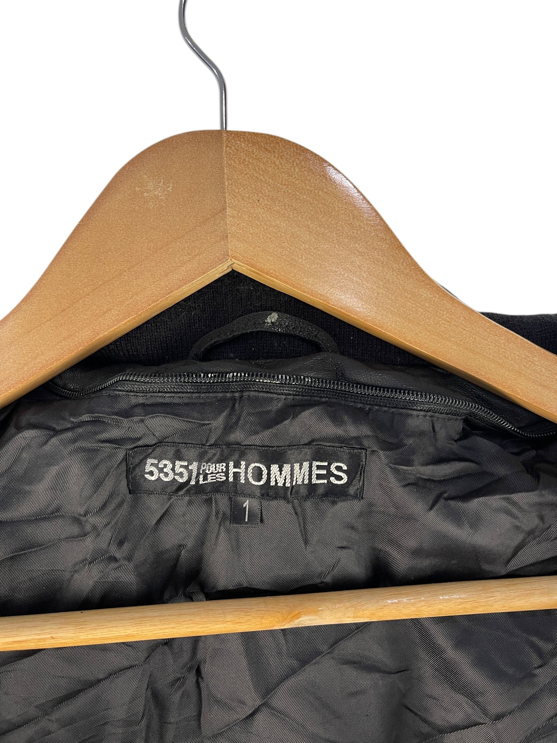 5351 POUR LES HOMMES 5351 Pour Les Hommes Racing Leather Jacket Size S / US 4 / IT 40 - 12 Thumbnail