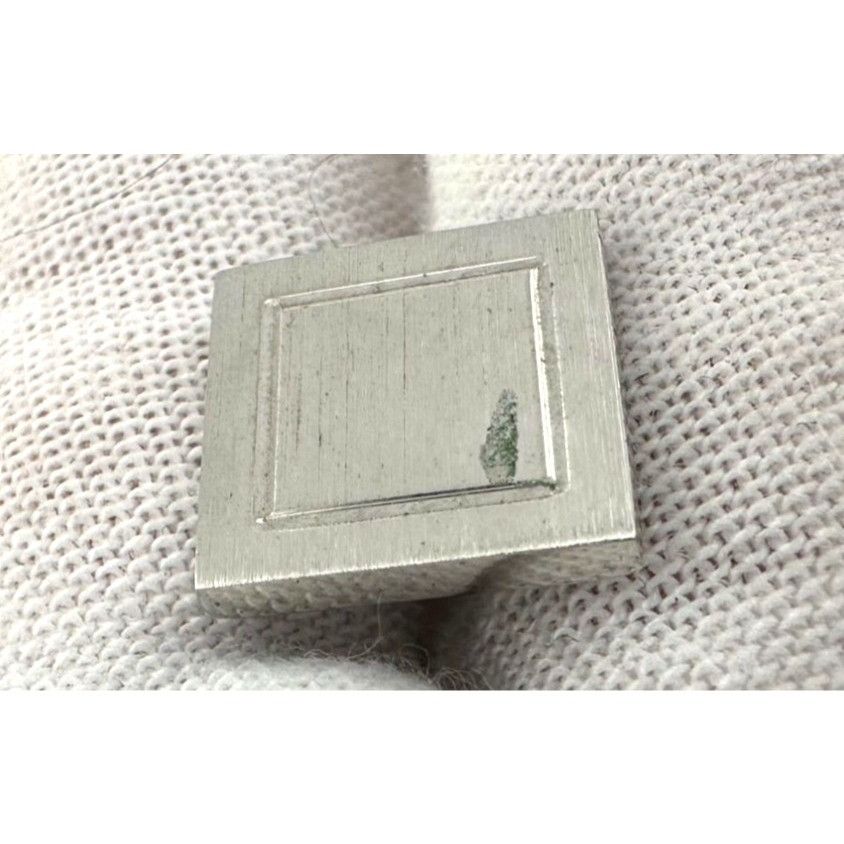 Other Men's Silver Tone Edged Square Shaped Pin / Tie Pin Size ONE SIZE - 10 Thumbnail