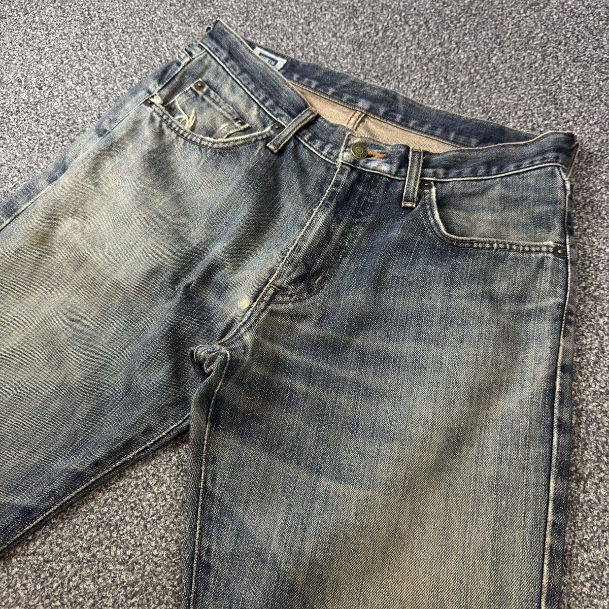 Kapital 🔥🇯🇵 Japanese Vintage 90s Edwin Lot. 403 Rusty Mud Wash Denim Size US 30 / EU 46 - 3 Thumbnail