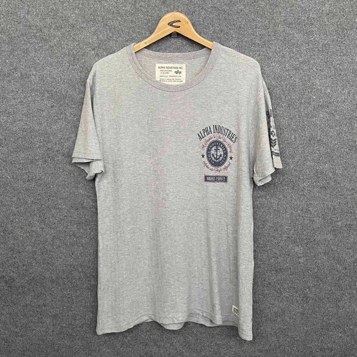 Alpha Industries × Vintage Vintage Y2K Official U.S. Defense Dept. Contractor Tee Size US L / EU 52-54 / 3 - 5 Thumbnail