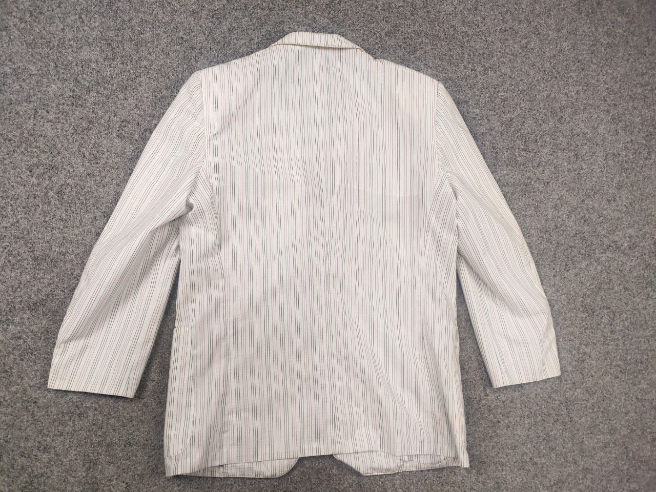 Yves Saint Laurent Vintage 80's Yves Saint Laurent France striped Blazer Jacket Size US M / EU 48-50 / 2 - 10 Thumbnail