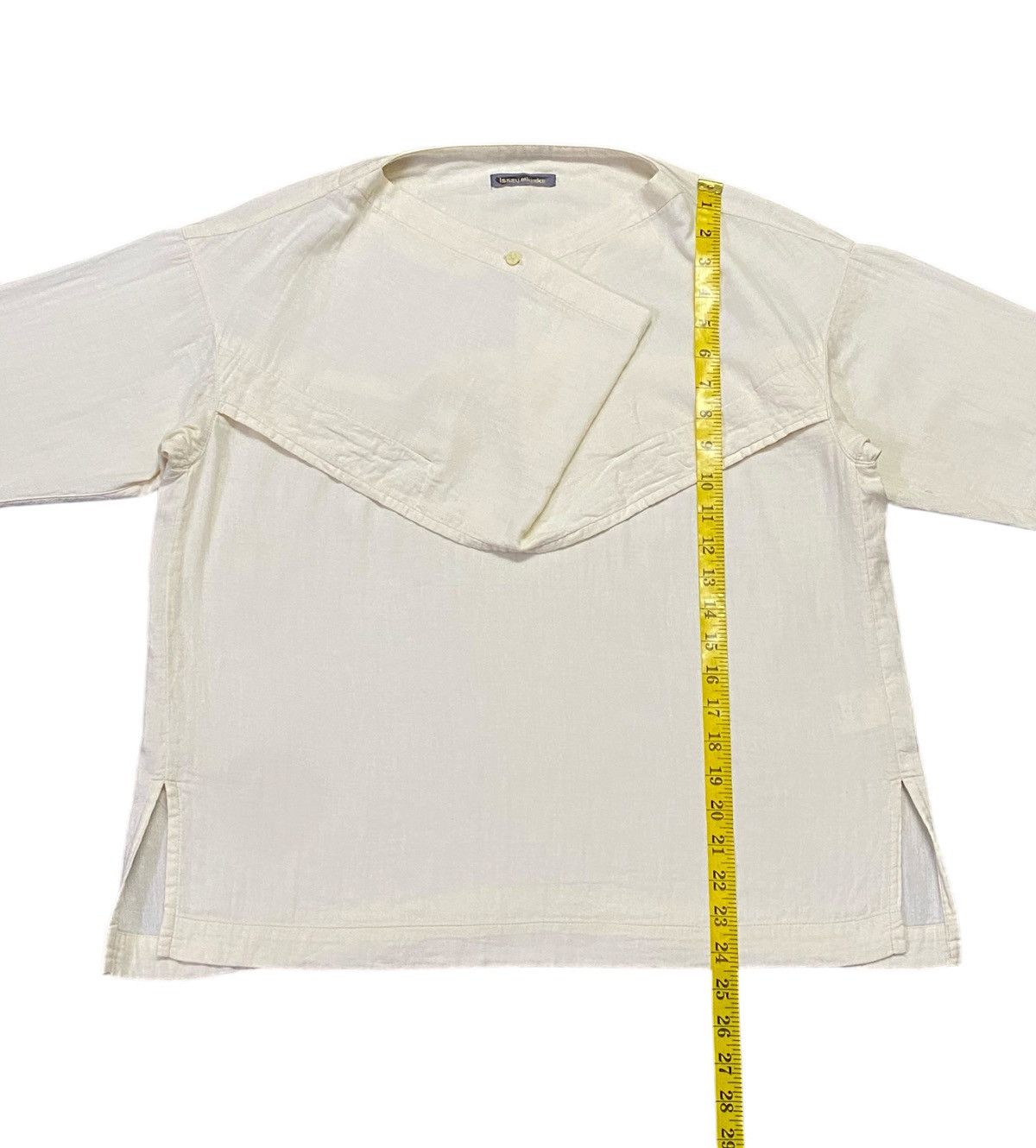 Issey Miyake Vintage 80s Issey Miyake Classic Cotton Blouses Size M / US 6-8 / IT 42-44 - 13 Thumbnail