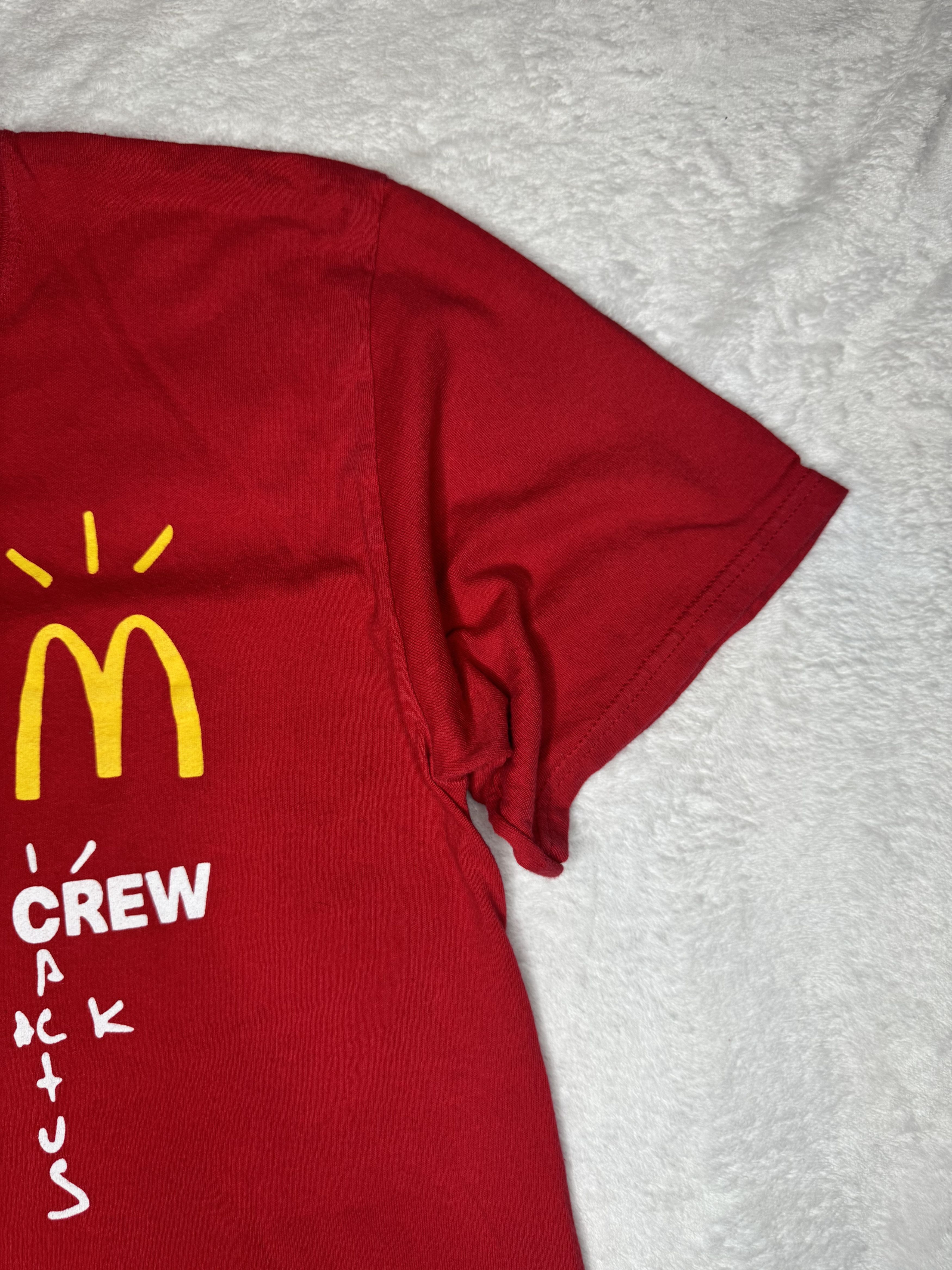 Travis Scott Size Medium- Travis Scott x Mcdonalds Crew T-shirt Size US M / EU 48-50 / 2 - 2 Thumbnail