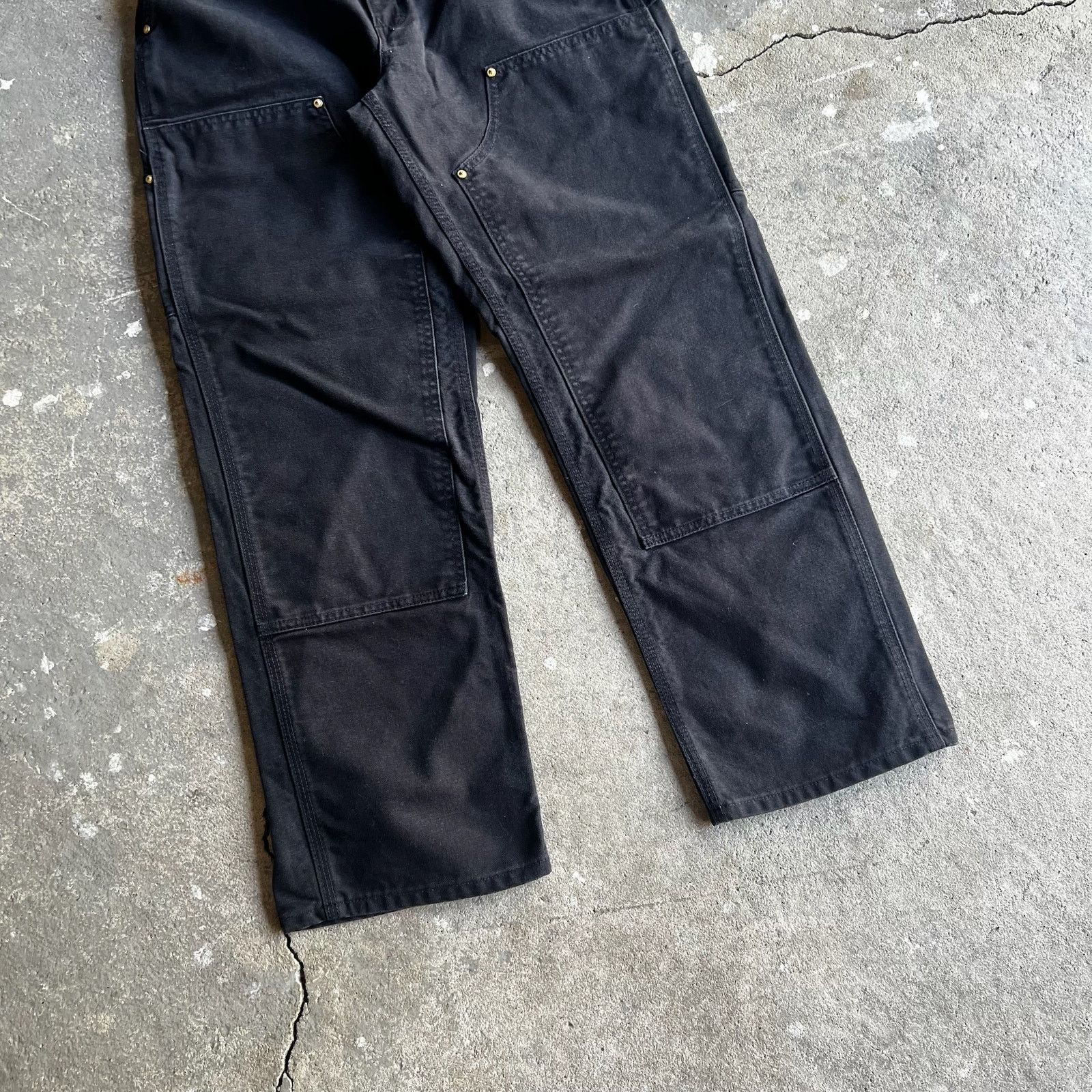 Carhartt × Vintage Carhartt black double knee work wear carpenter pants Size US 29 - 3 Thumbnail