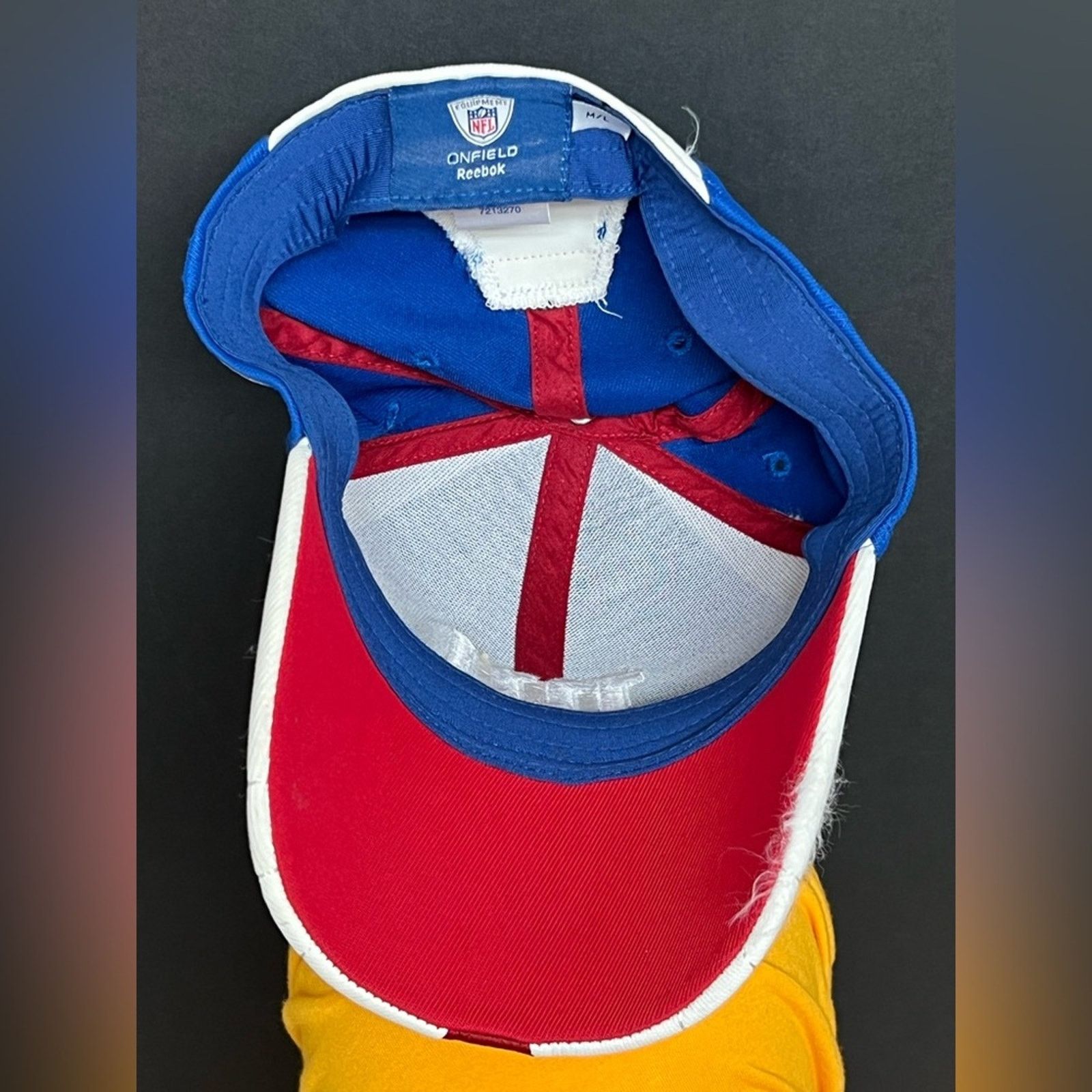 Reebok Men’s Reebok NFL On Field New York Giants Hat Sz M/L Size ONE SIZE - 6 Thumbnail
