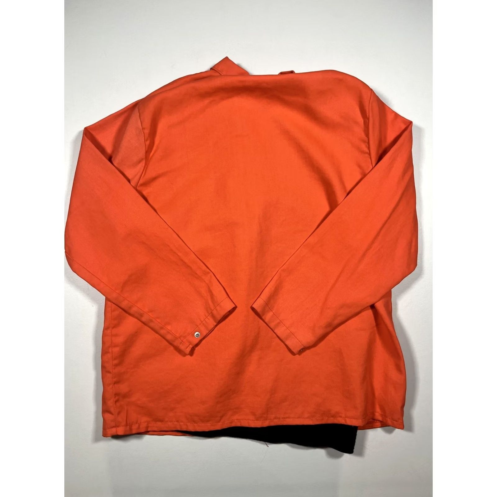 Vintage VINTAGE Steel Grip Jacket Mens L Orange Flame Resistant FR Welding Coat Made USA Size US L / EU 52-54 / 3 - 2 Thumbnail