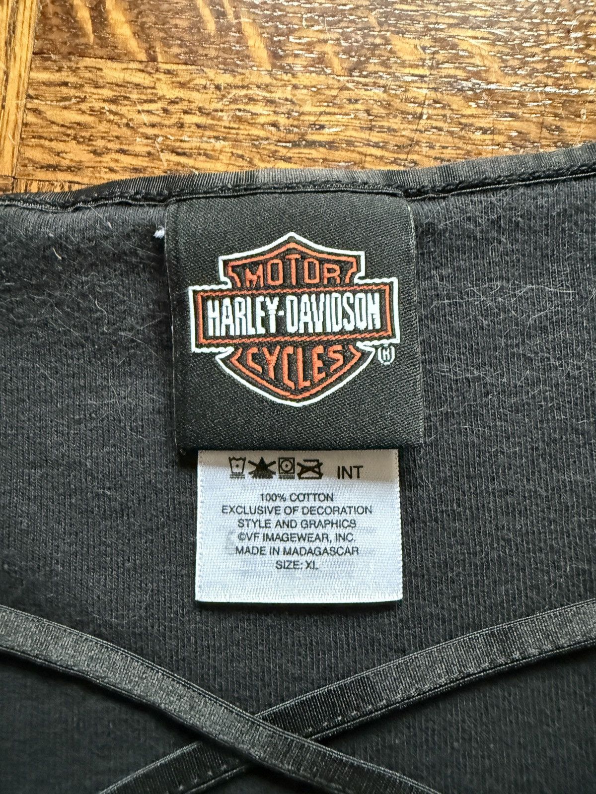 Harley Davidson Vintage Y2K Harley Davidson Embroidered Bedazzled Tee Size XL / US 12-14 / IT 48-50 - 3 Thumbnail