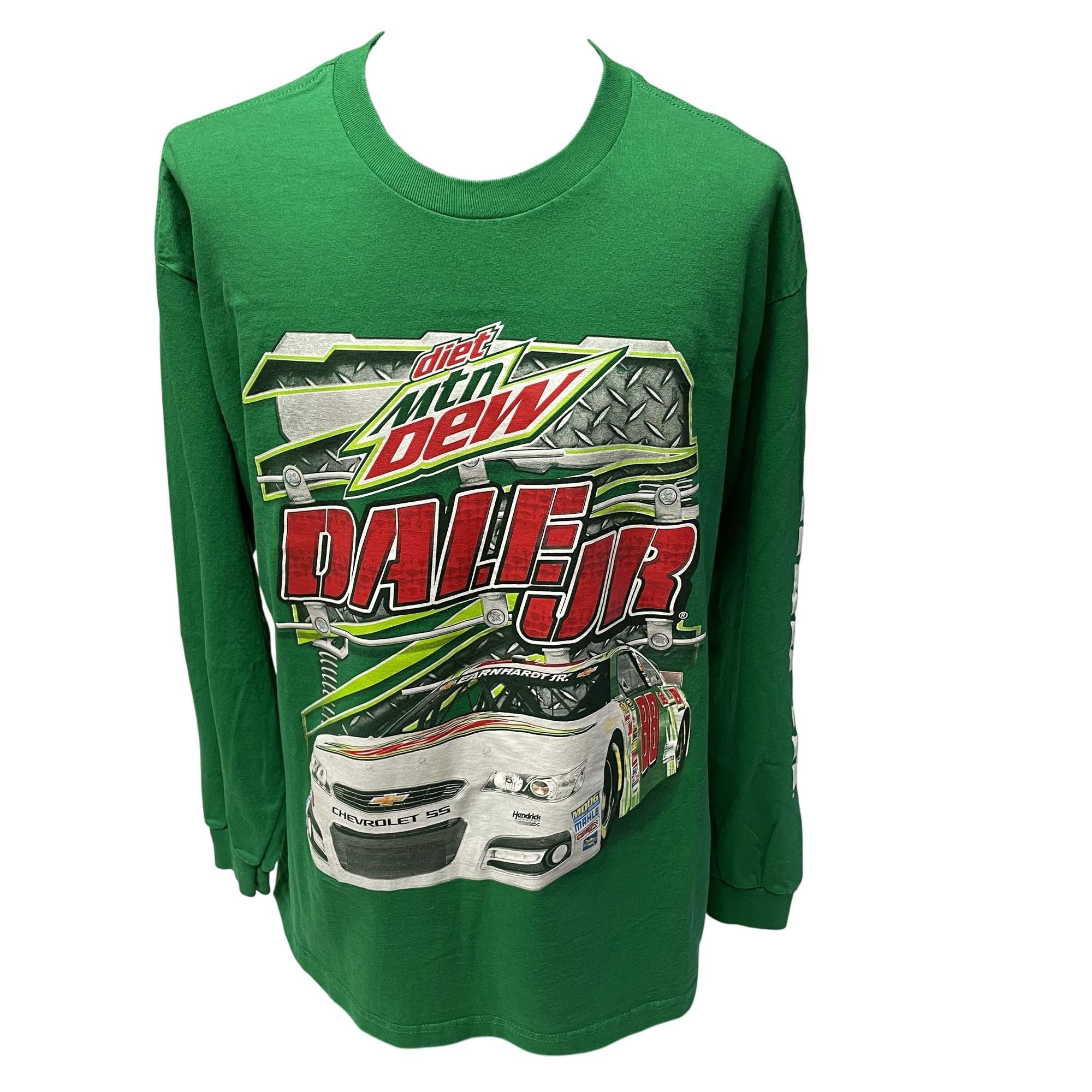 NASCAR Vtg NASCAR Mountain MTN Dew DALE Earnhardt Racing T Shirt Size US XL / EU 56 / 4 - 5 Thumbnail