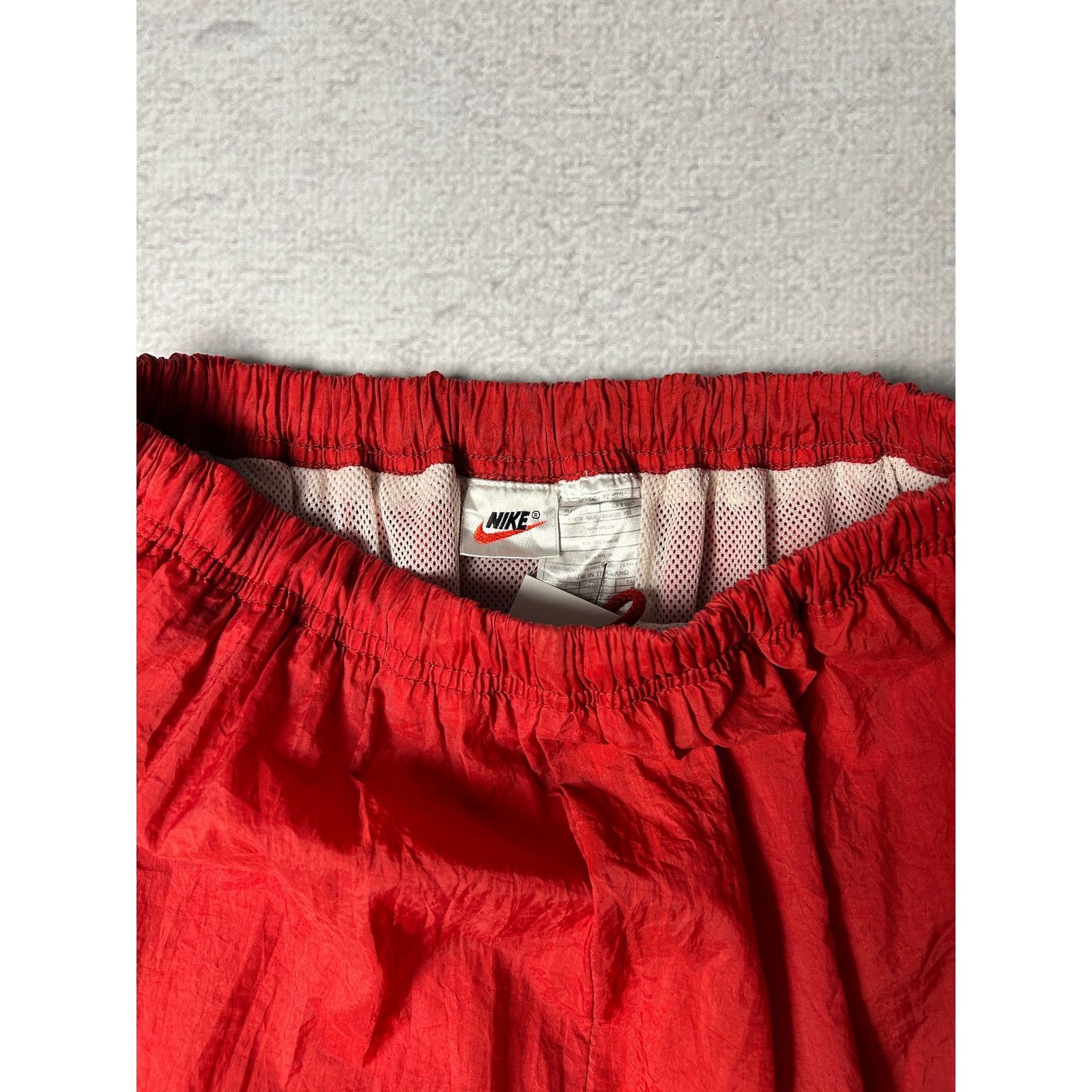 Nike Vintage 90s Nike Red Track Shorts, Menswear - Men's XL Size US 28 / EU 44 - 3 Thumbnail
