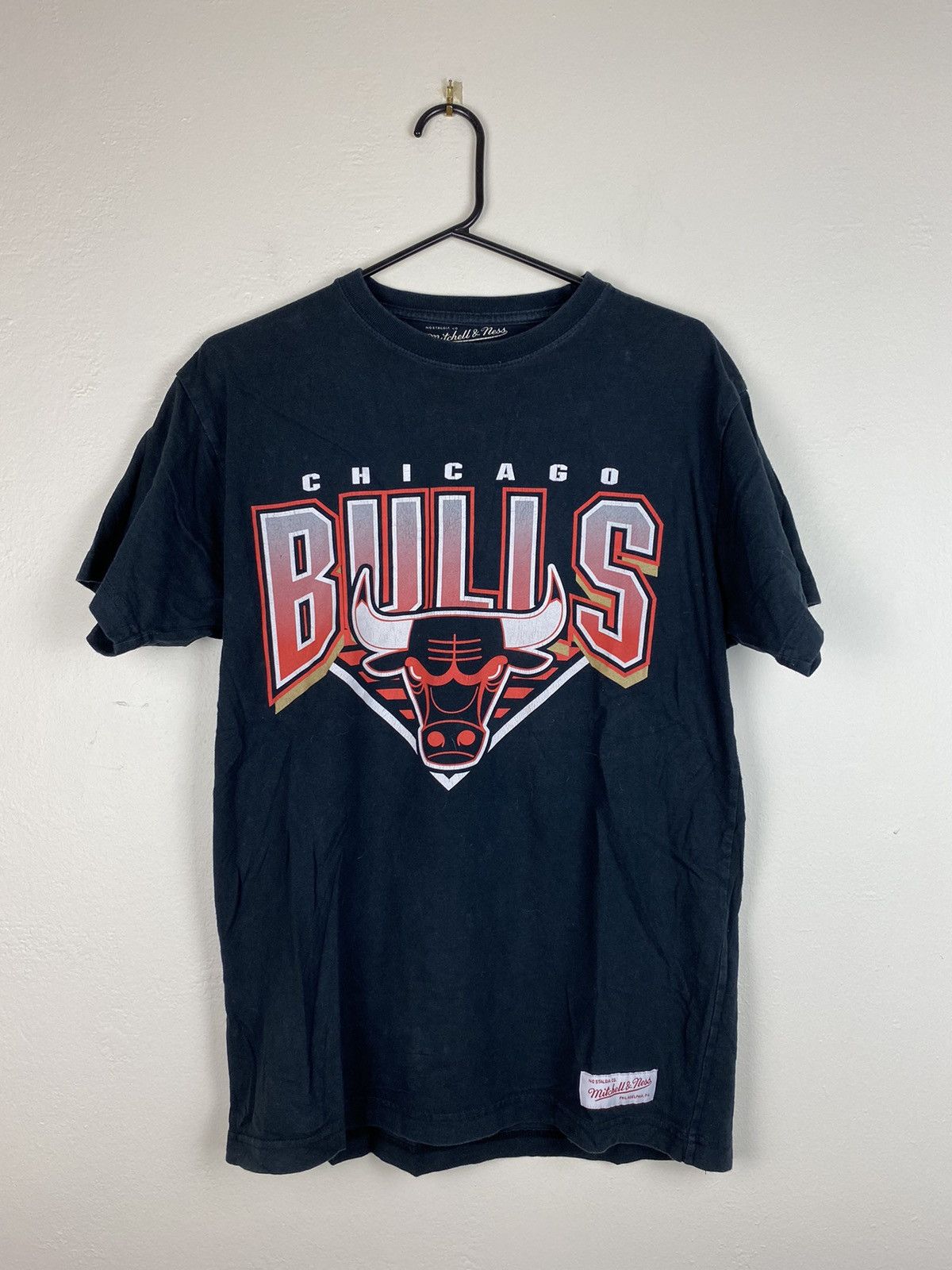 NBA Vintage Chicago Bulls Mitchell & Ness T shirt Nostalgia Size US M / EU 48-50 / 2 - 1 Thumbnail