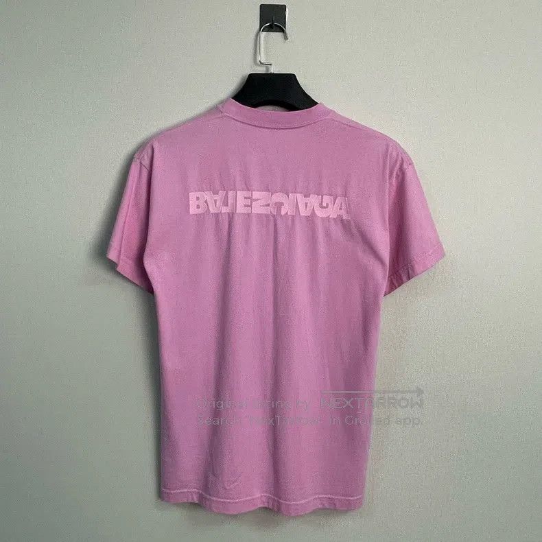Balenciaga Balenciaga Reversed letter embroidery short sleeve/XXS Size US XXS / EU 40 - 2 Thumbnail