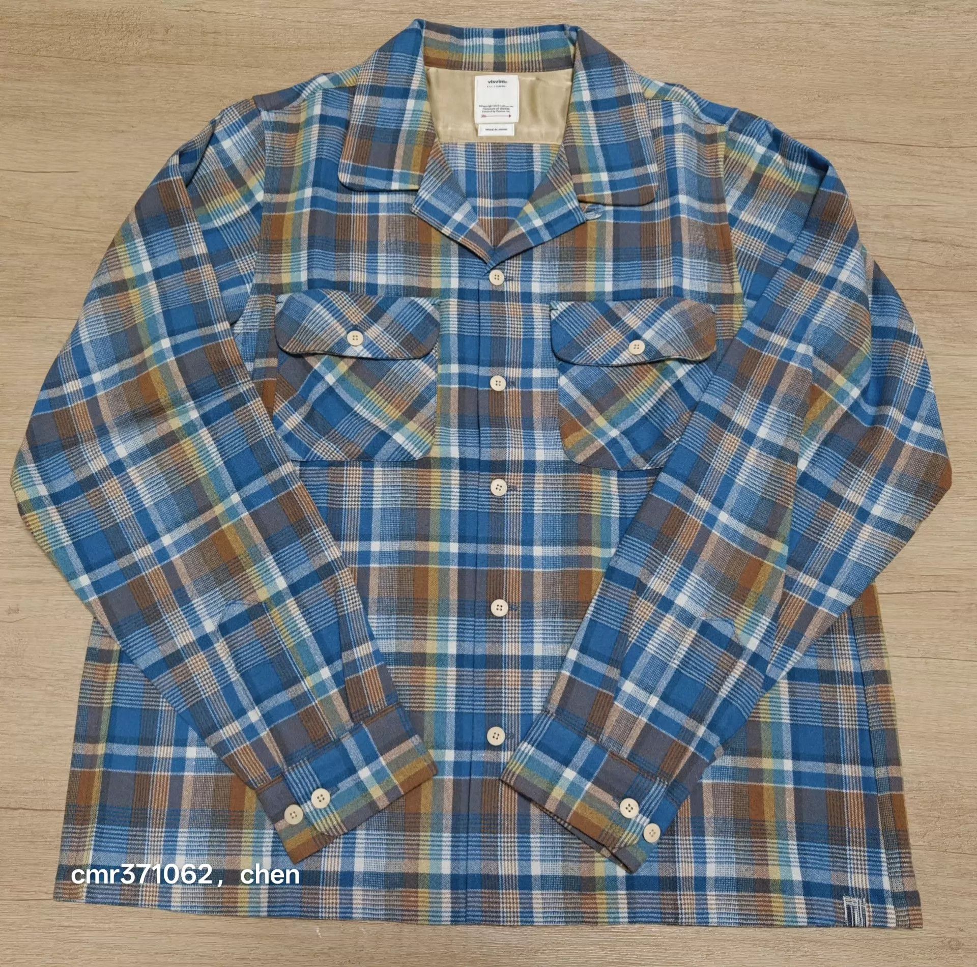 Visvim VISVIM 22AW BOOMER CHECK LS Shirt blue2 Size US M / EU 48-50 / 2 - 1 Thumbnail
