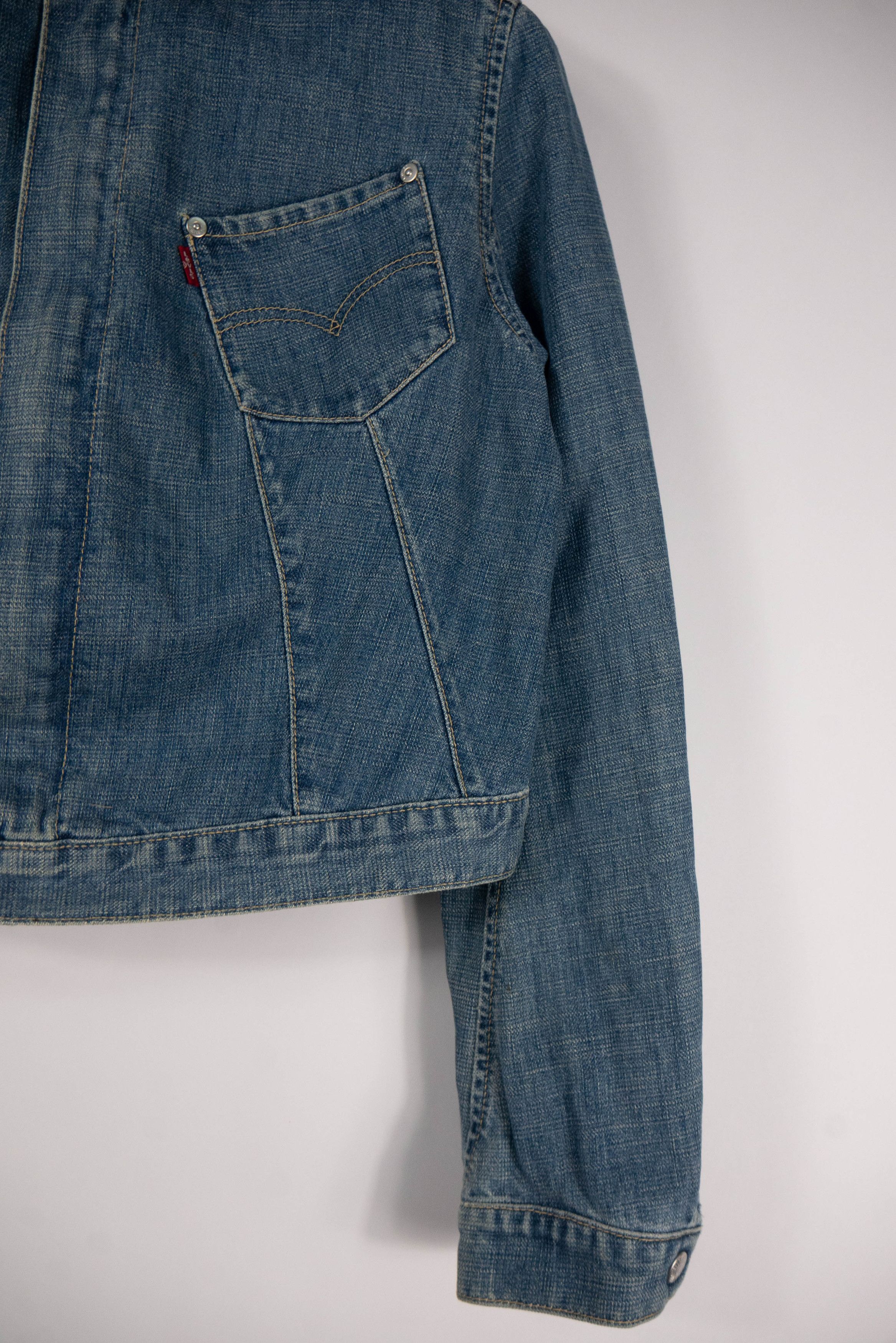 Levi's × Vintage Vintage Levis Avangarde Light Jeans Jacket Size M / US 6-8 / IT 42-44 - 5 Thumbnail