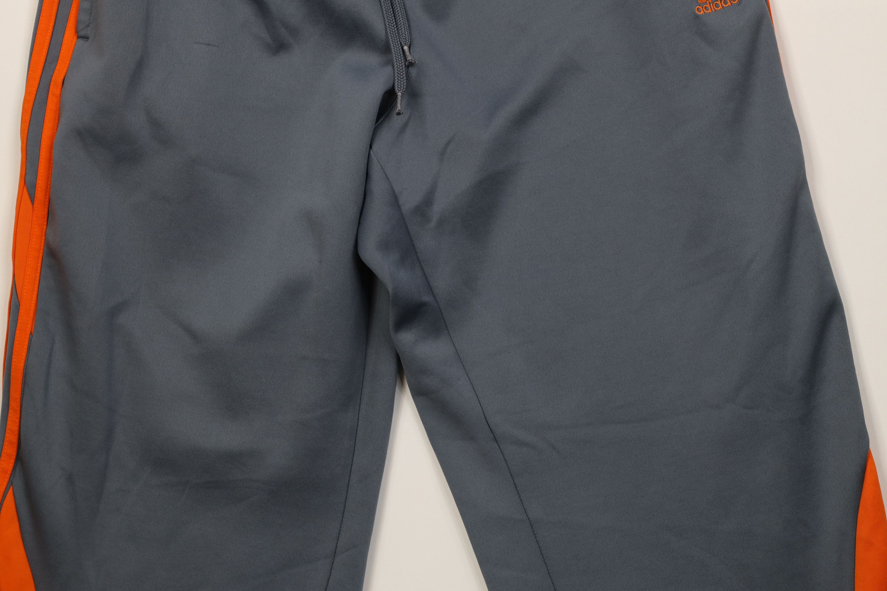 Adidas Vintage Adidas Striped Wide Leg Sweatpants Pants Gray Orange Size US 36 / EU 52 - 3 Thumbnail