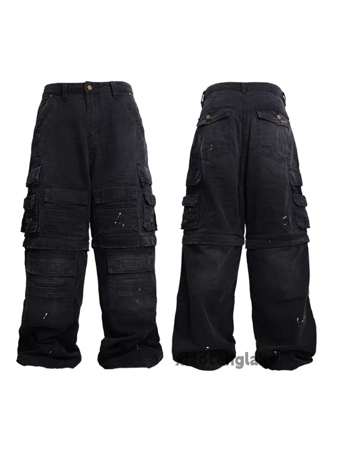Jean ltx vintage washed faded military outdoor cargo jeans Size US 36 / EU 52 - 4 Thumbnail