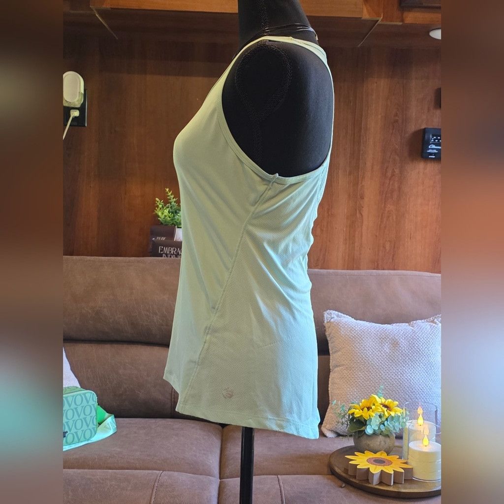 The Unbranded Brand Mint Green Impact by Jillian Michaels Tank Top Size S / US 4 / IT 40 - 2 Thumbnail