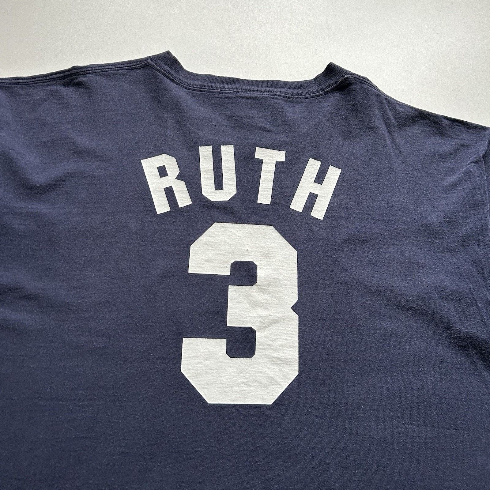 MLB × Majestic × Vintage Vintage Babe Ruth New York Yankees T Shirt 2XL Majestic MLB Size US XXL / EU 58 / 5 - 2 Thumbnail