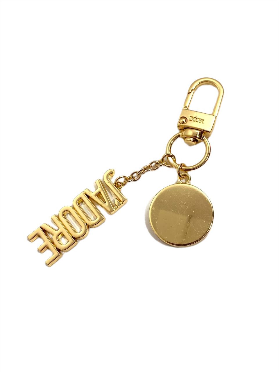 Dior Dior Jadore Gold Logo Bag Charm Key Ring Size ONE SIZE - 2 Thumbnail