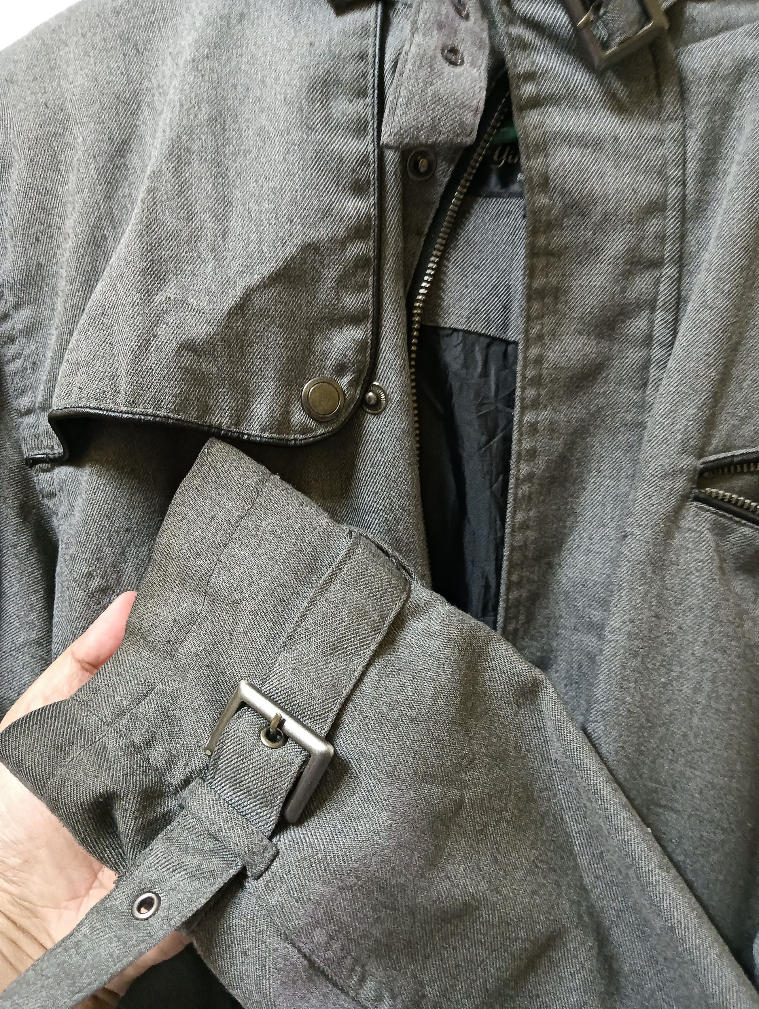 Other Vintage Charcoal Utility Jacket – Yin & Yang NEXT – Size US L / EU 52-54 / 3 - 6 Thumbnail