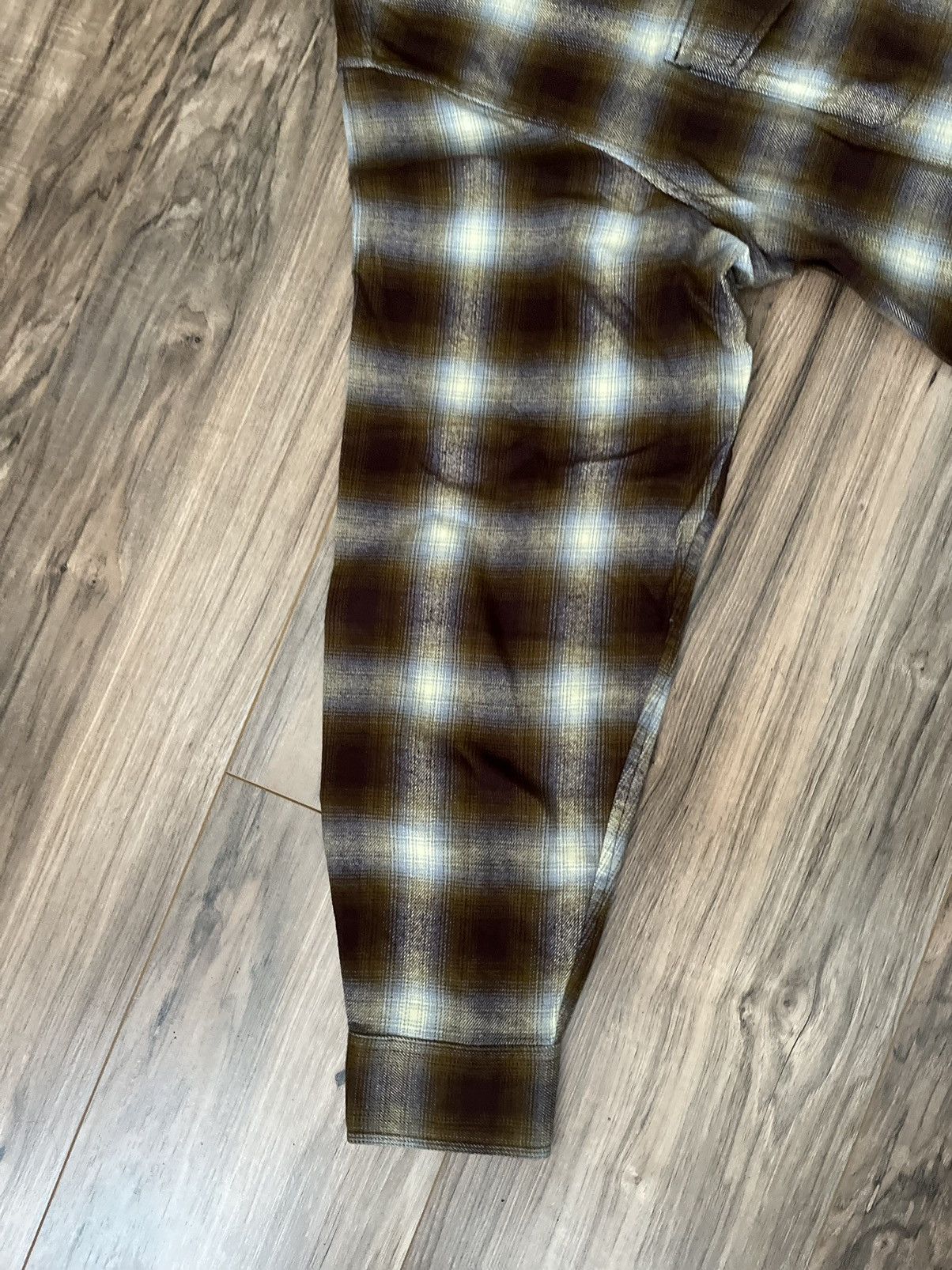 Supreme Supreme Shadow Plaid Flannel Zip Up Shirt | Grailed