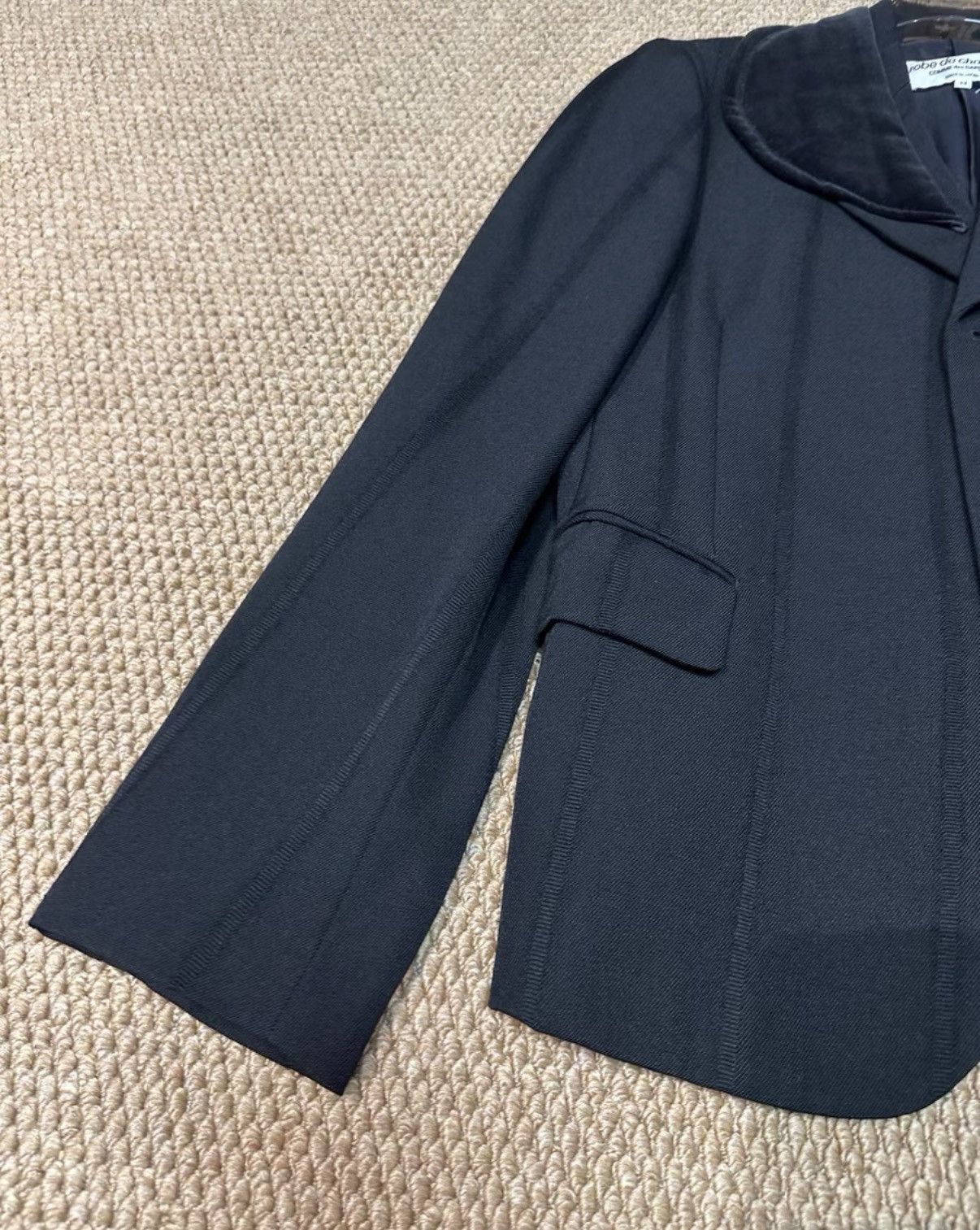 Comme des Garcons Comme des Garçons Velvet Jacket with Heart Collar K23 Size M / US 6-8 / IT 42-44 - 3 Thumbnail