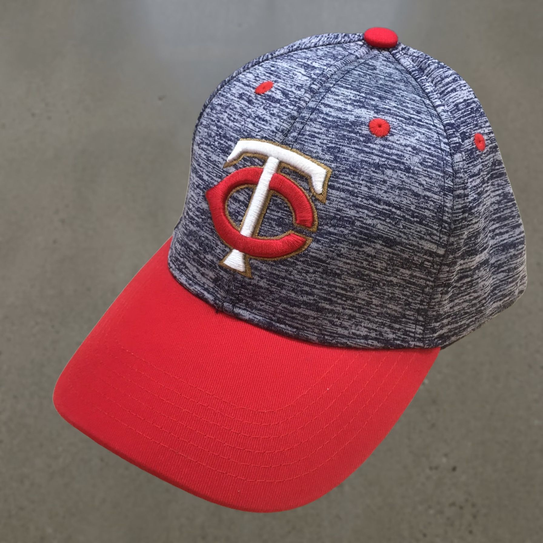 Twins Minnesota Twins Melonwear Baseball Hat Mens Blue OS Adjustable Embroidered Logo Size ONE SIZE - 1 Thumbnail