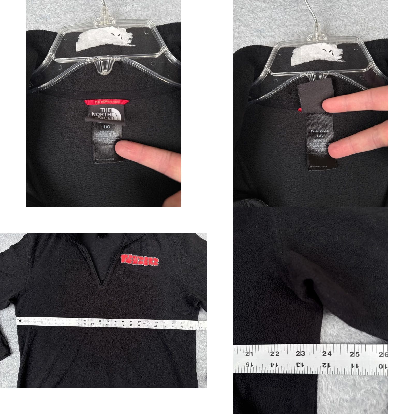 The North Face VINTAGE? No, not vintage. The North Face Sweater Mens Large Black 1/4 Zip Polyester Fleece Mock Neck Size US L / EU 52-54 / 3 - 8 Thumbnail
