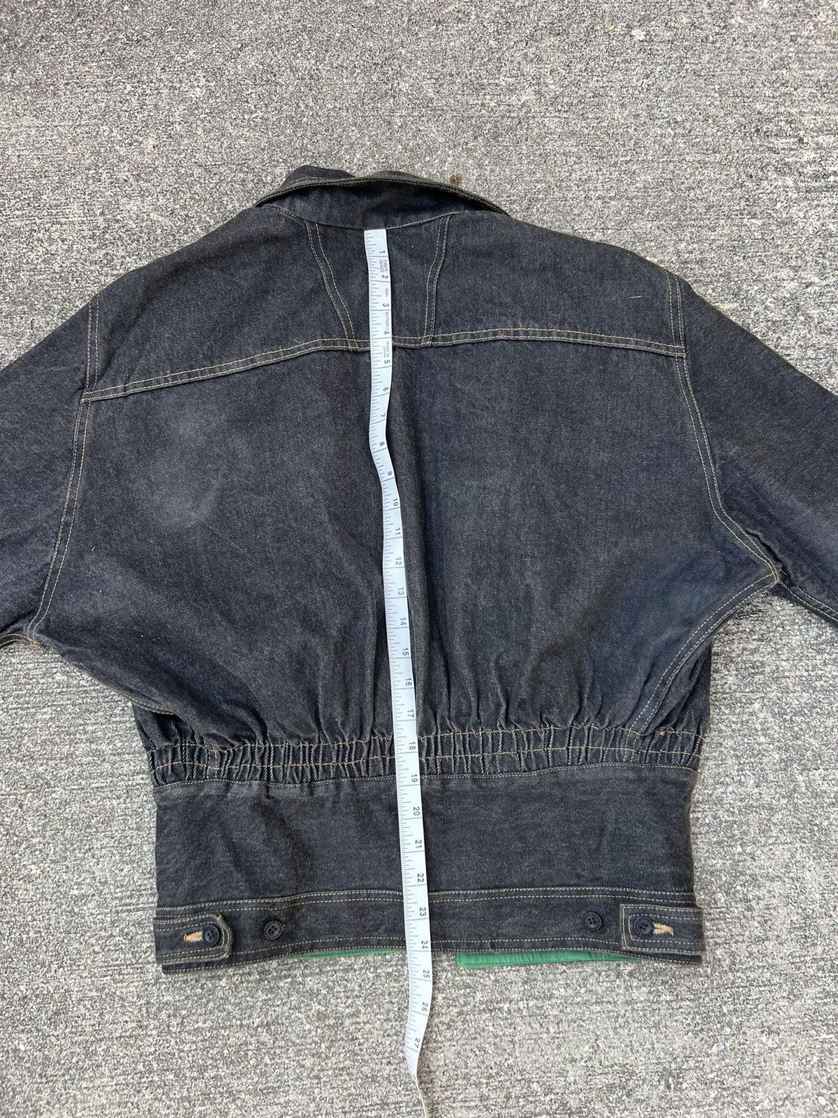 Marithe + Francois Girbaud × Vintage Vintage 90s MFG Reversible Denim Trucker Jacket Size US M / EU 48-50 / 2 - 7 Thumbnail
