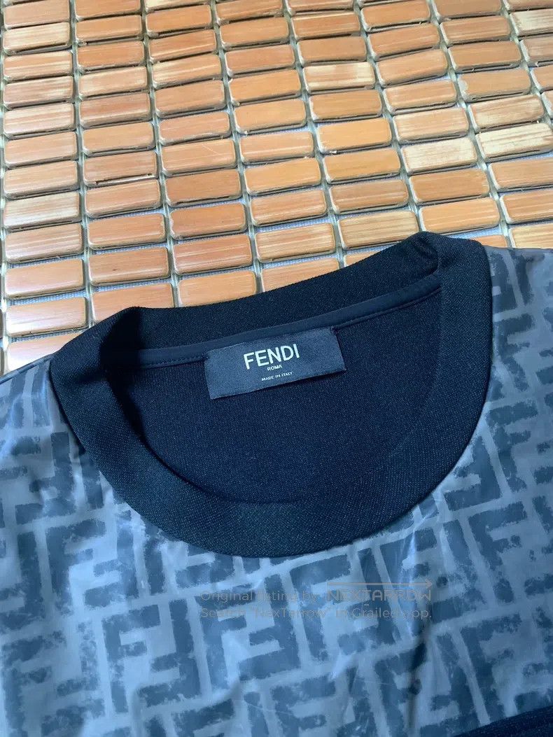Fendi Fendi Old flower patchwork sweatshirt Size US L / EU 52-54 / 3 - 3 Thumbnail