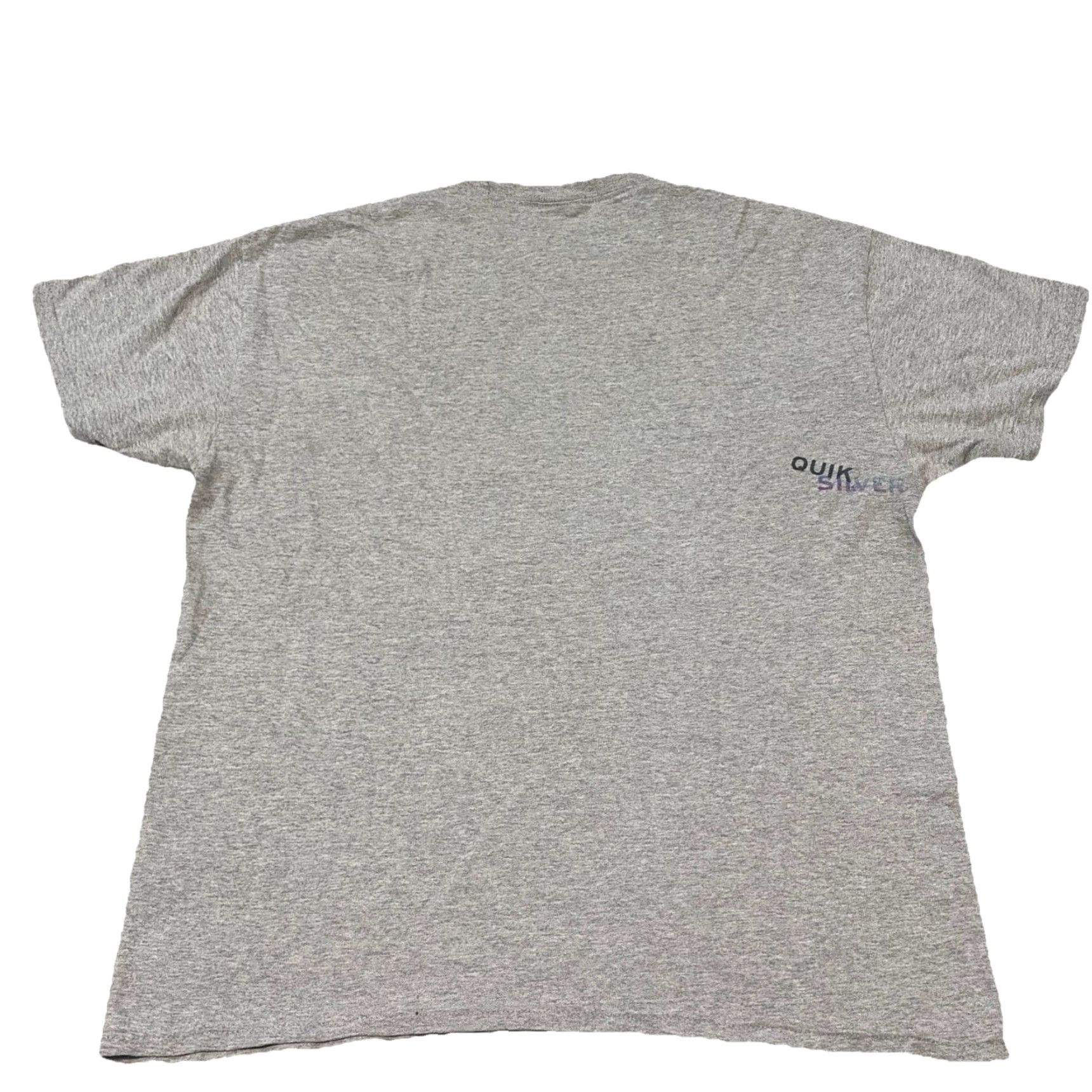Quiksilver VINTAGE Quiksilver T-Shirt Men's Large Gray Grunge 2000s Y2K Surf Skate Size US L / EU 52-54 / 3 - 2 Thumbnail