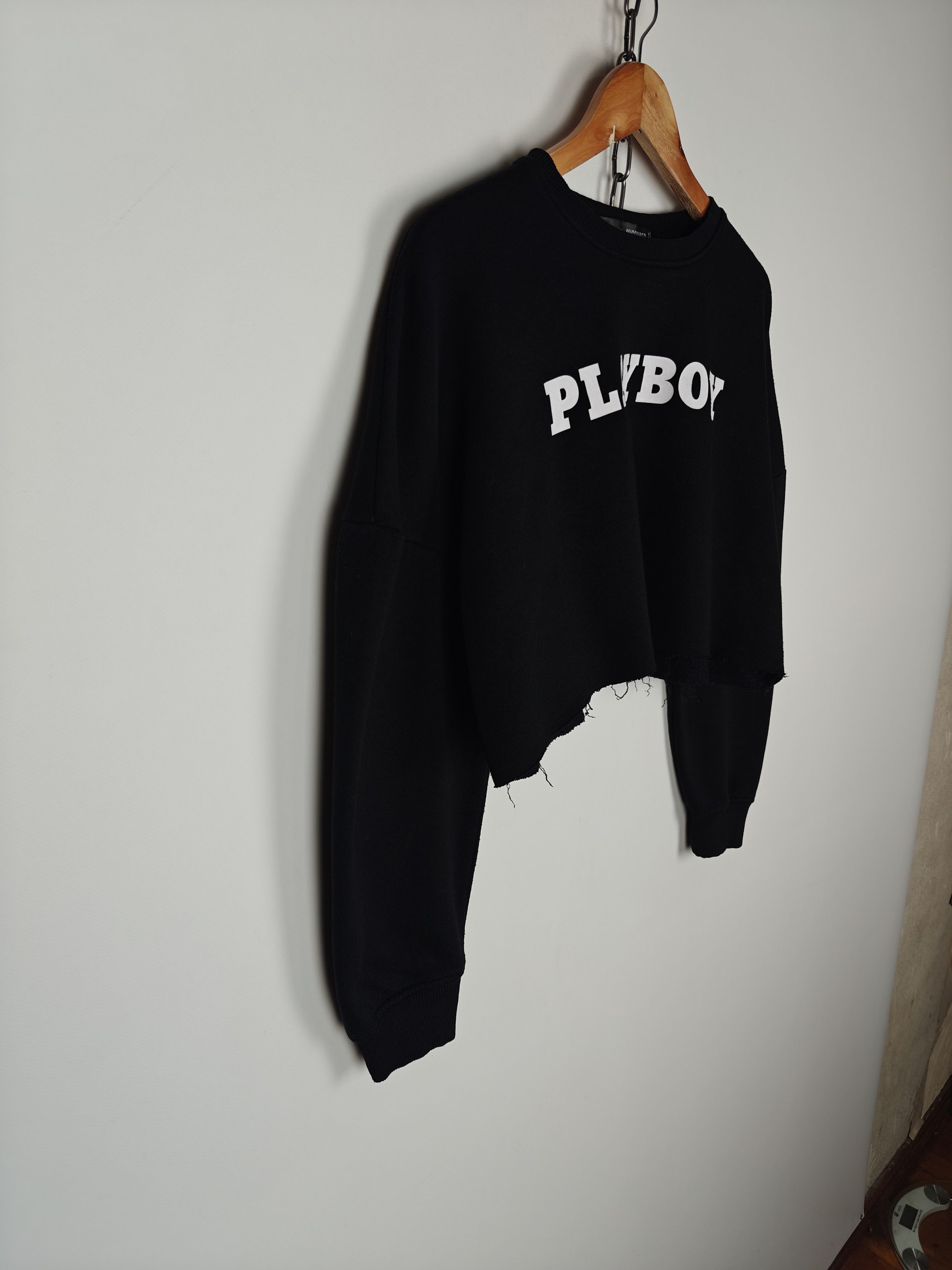 Playboy Playboy x Missguided Crop Top Sweatshirt Logo US4 Size S / US 4 / IT 40 - 4 Thumbnail