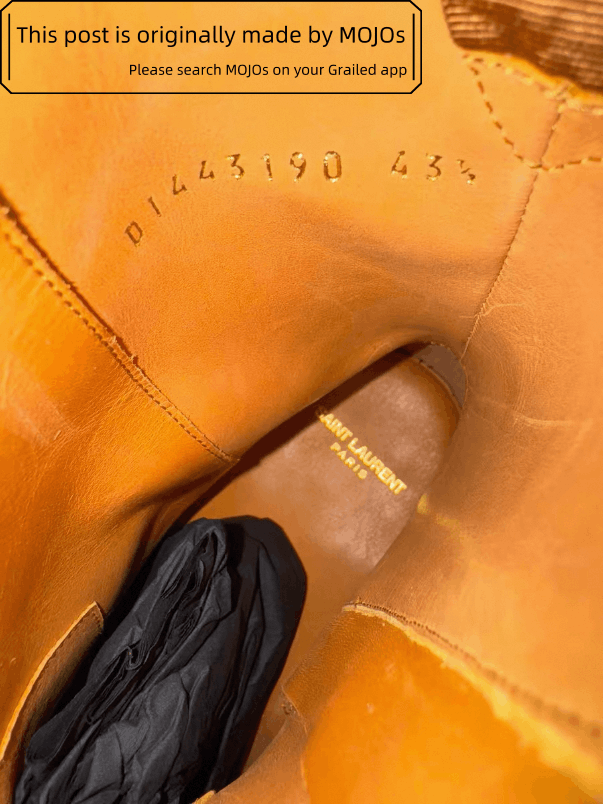 Saint Laurent Paris Sz 43.5 Saint Laurent Paris Wyatt 40 Harness Boots mojos1236 Size US 10.5 / EU 43-44 - 6 Thumbnail