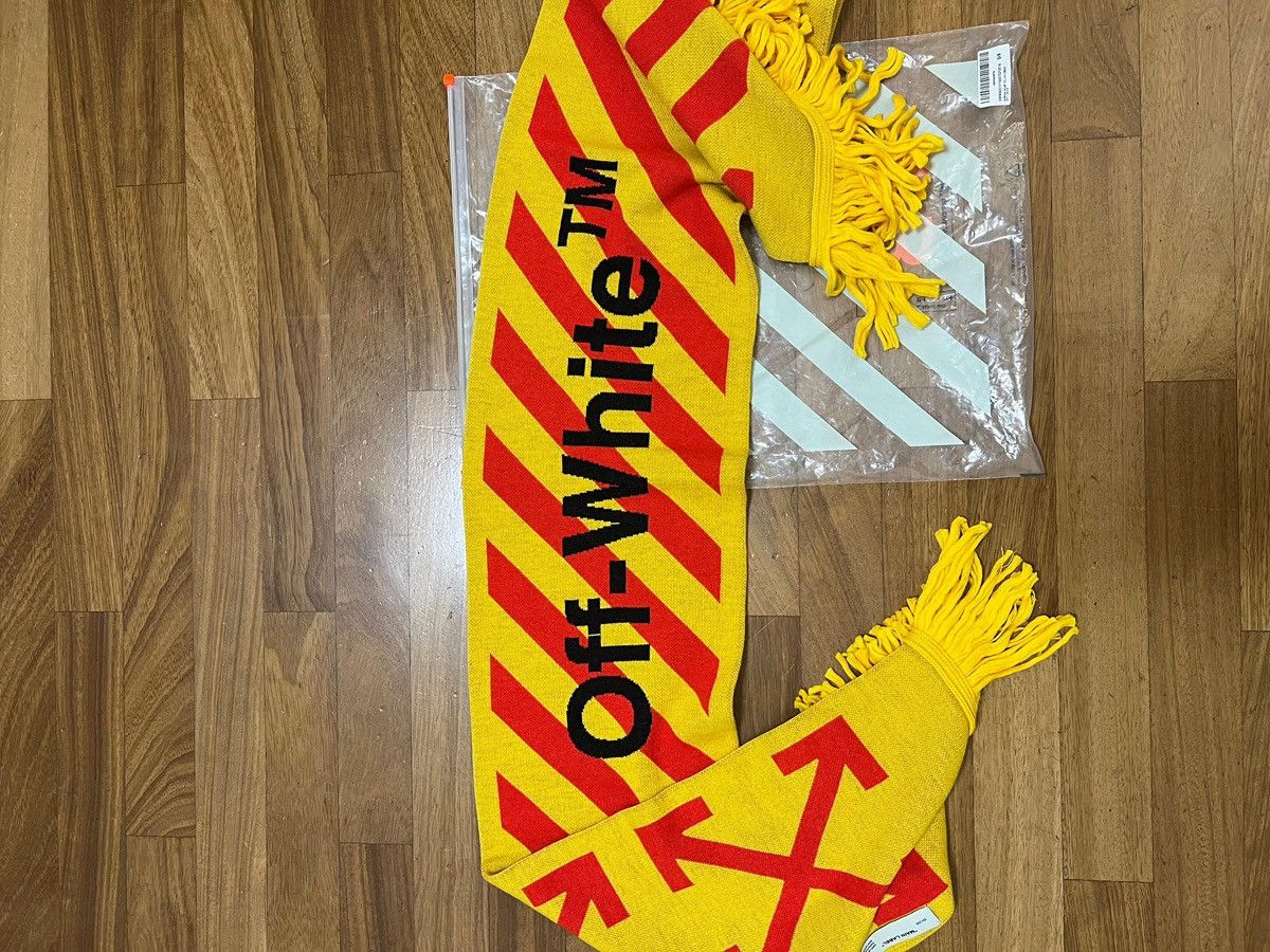 Off-White Off white scarf yellow Size ONE SIZE - 3 Thumbnail